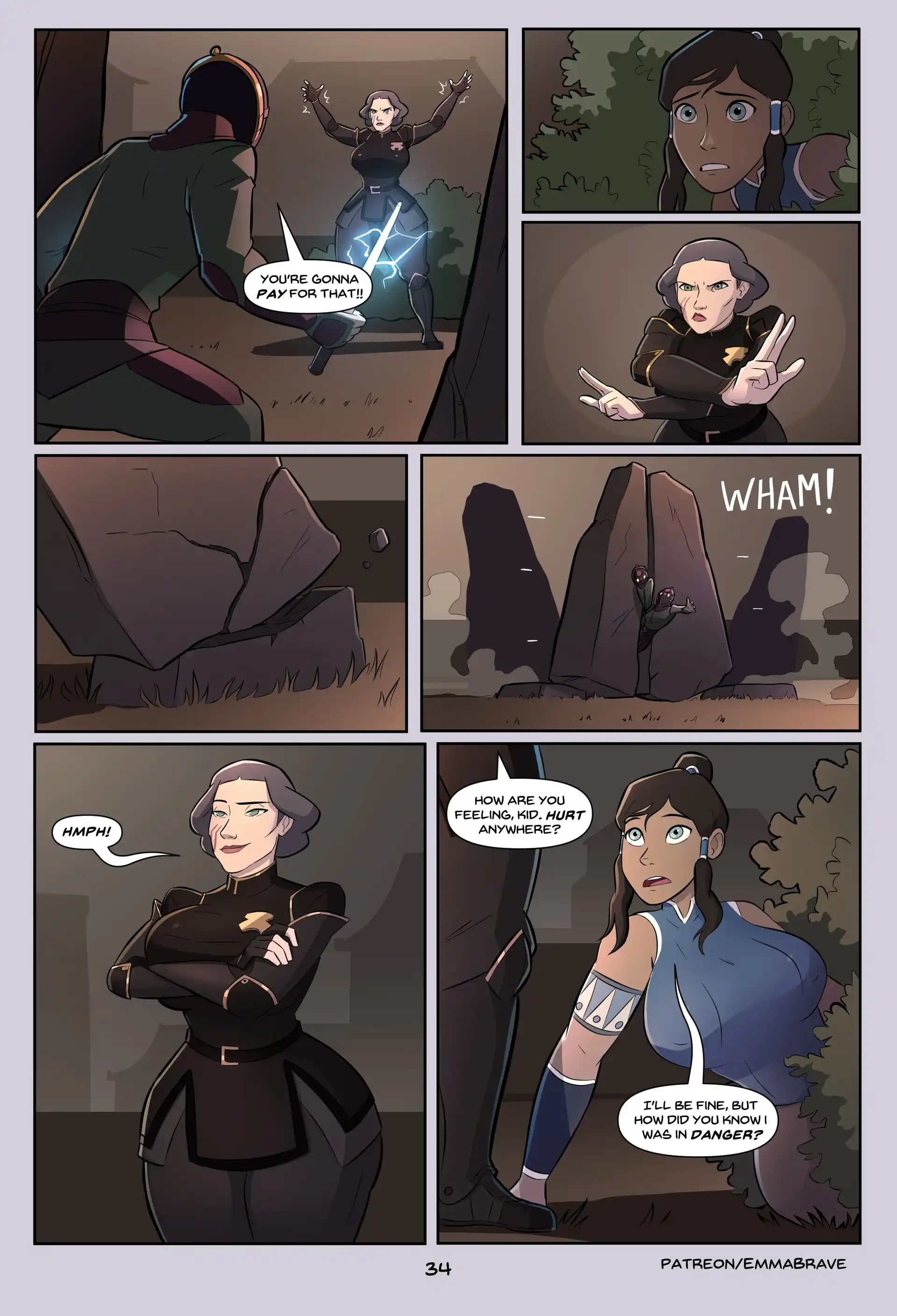 Korra: Book One Korra: Book One - Chapter 1 (The Legend of Korra) page 36