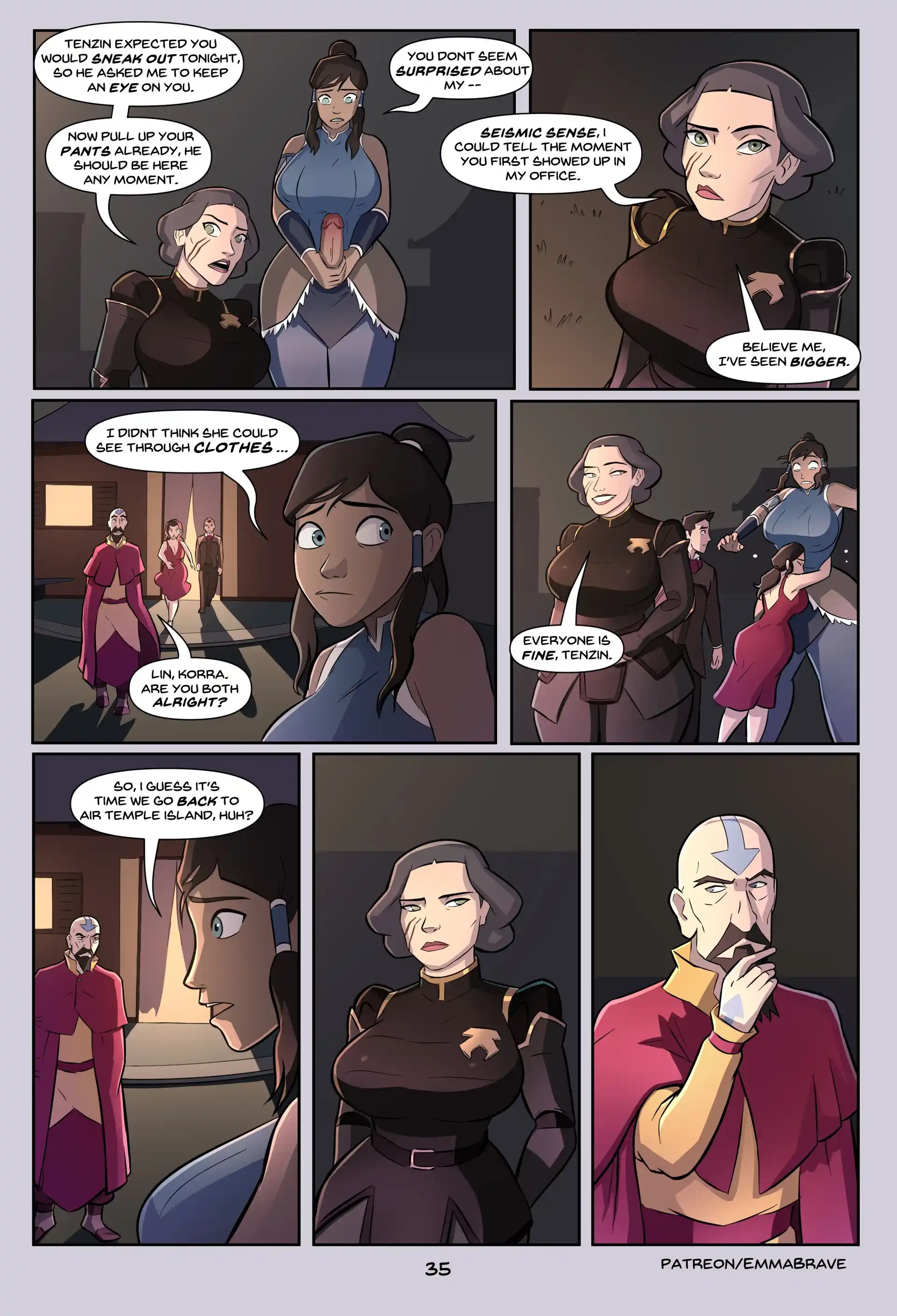 Korra: Book One Korra: Book One - Chapter 1 (The Legend of Korra) page 37