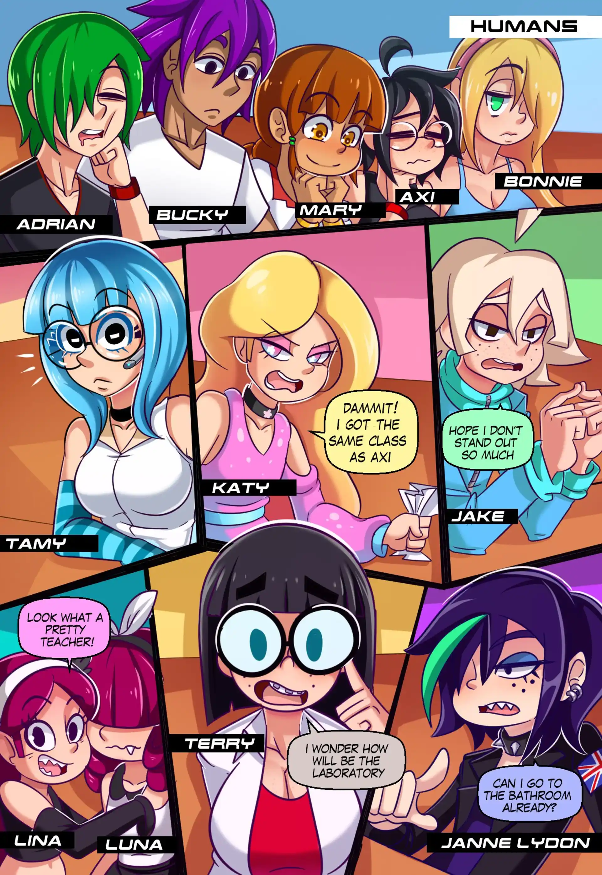 Axi Stories Axi Stories - Back To School - Chapter 2 page 7