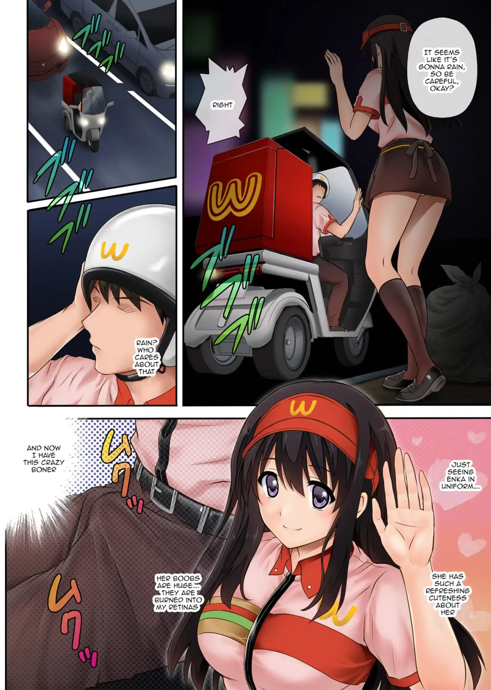 Kare to Watashi to Tenchou no Shinya Kinmu Kare to Watashi to Tenchou no Shinya Kinmu - Chapter 1 page 11