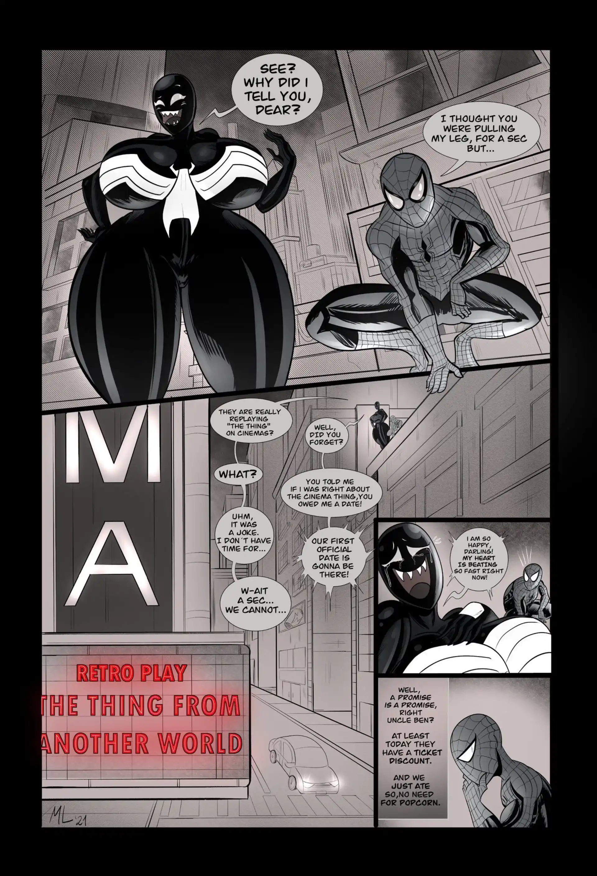 Extra Thicc Venom Extra Thicc Venom - (Spider-Man) [Ameizing Lewds] page 16