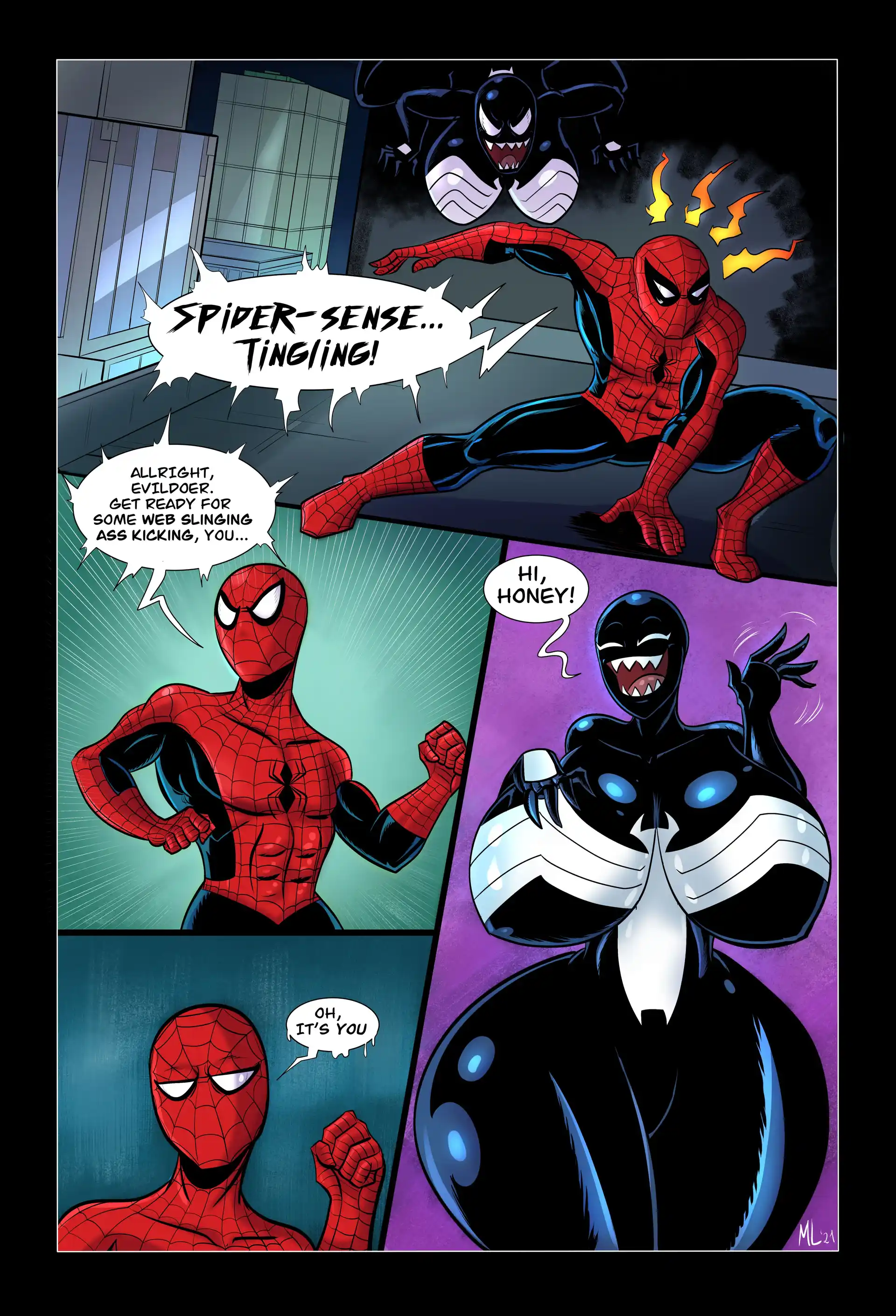 Extra Thicc Venom Extra Thicc Venom - (Spider-Man) [Ameizing Lewds] page 5