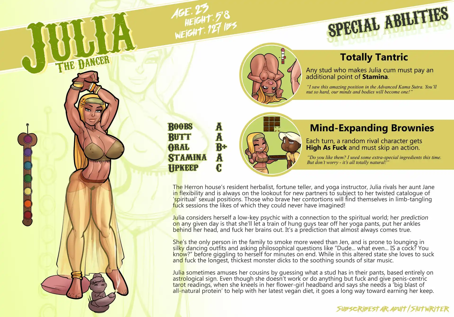 My Mom And Sister Are Size Queen Sluts 1 . My Mom And Sister Are Size Queen Sluts - Character Sheets - page 12