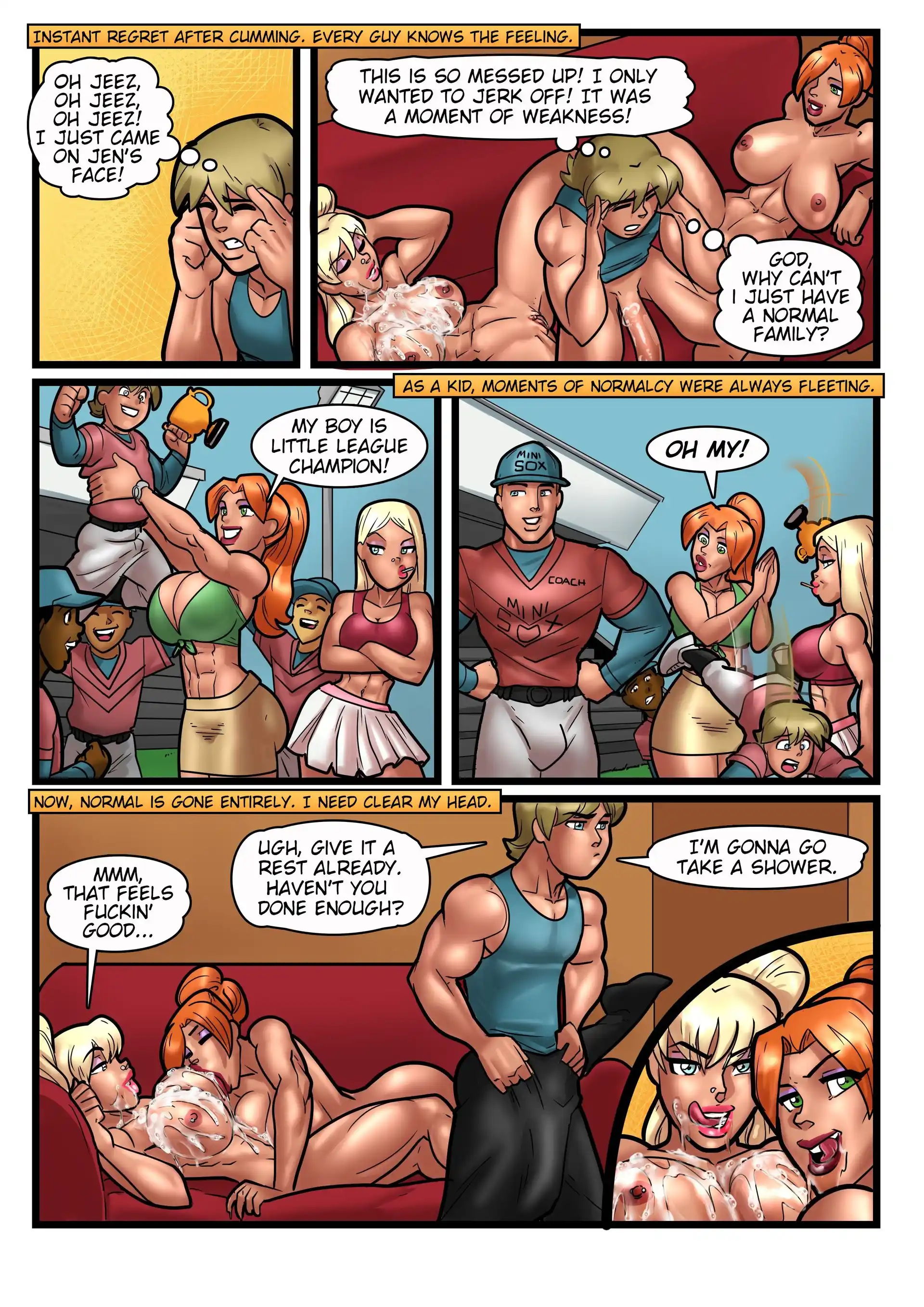 My Mom And Sister Are Size Queen Sluts My Mom And Sister Are Size Queen Sluts - Chapter 1 page 13
