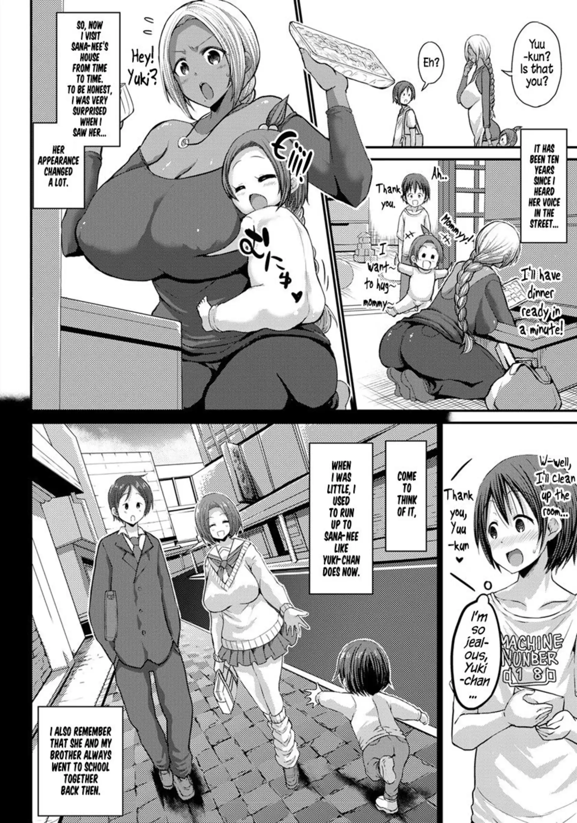My Big Bro’s Childhood Friend, Who’s a Dark-Skinned Gyaru Mom, And I My Big Bro's Childhood Friend, Who's a Dark-Skinned Gyaru Mom, And I - Chapter 1 page 2