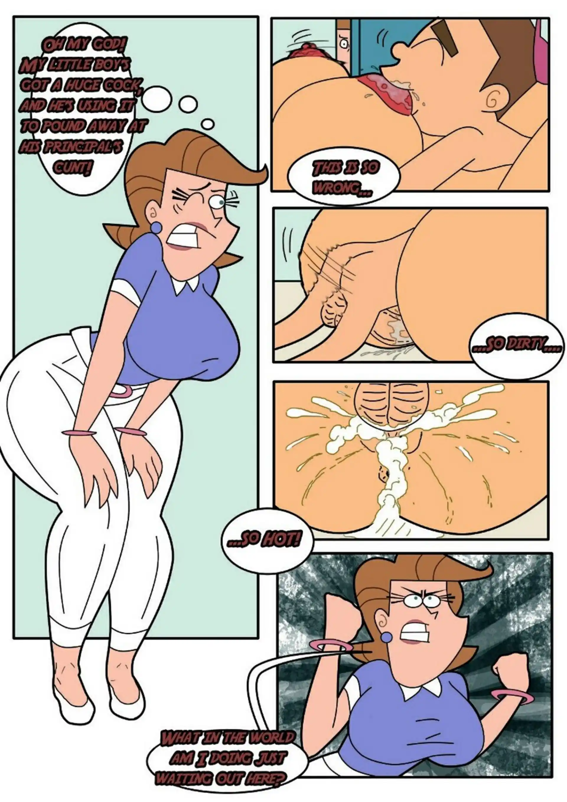 Detention Blue Balls 5 . Detention Blue Balls - Colored - Chapter 3 (The Fairly OddParents) page 3