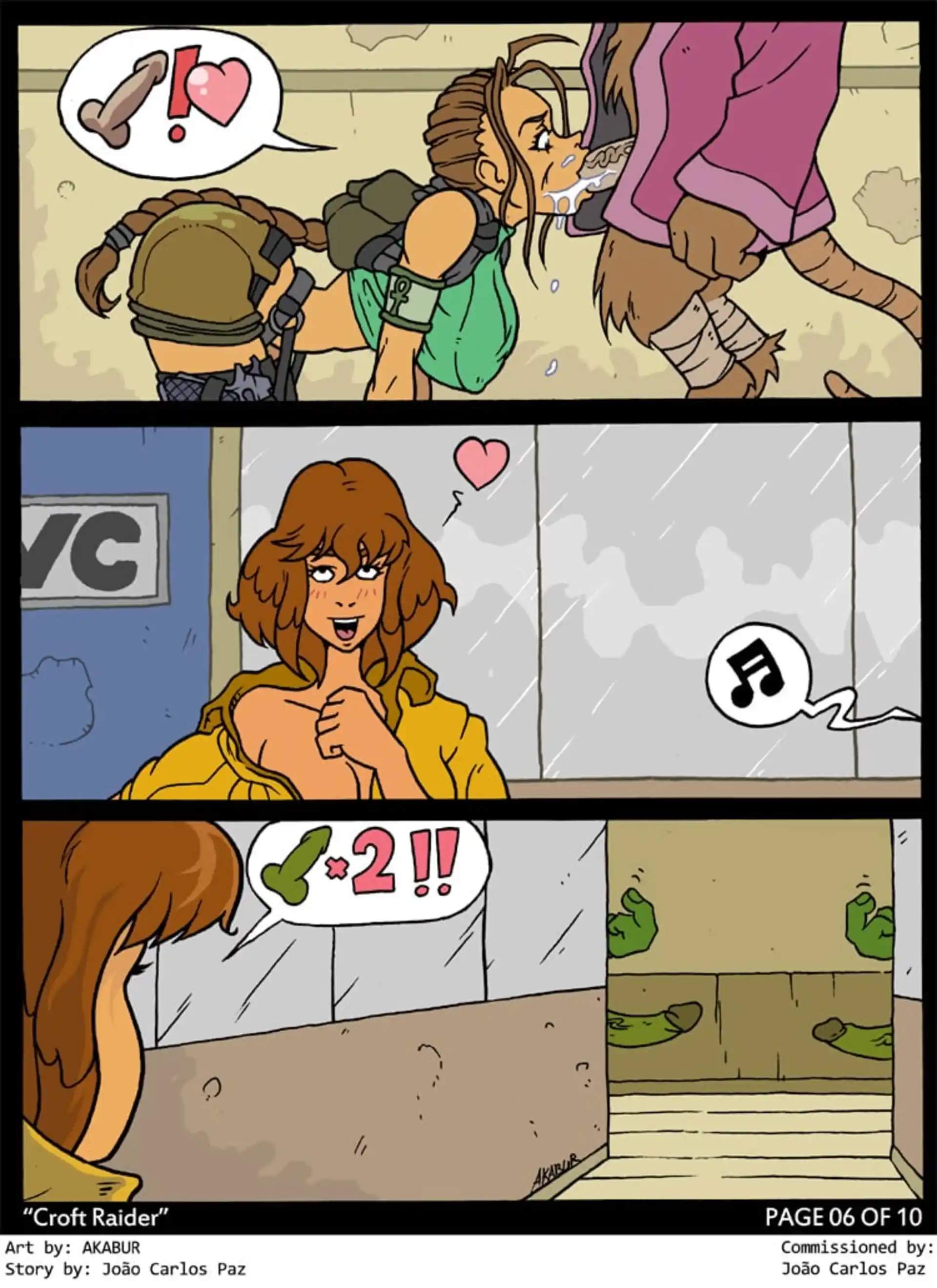 Croft Raider Croft Raider - Chapter 1 (Teenage Mutant Ninja Turtles, Tomb Raider) page 6
