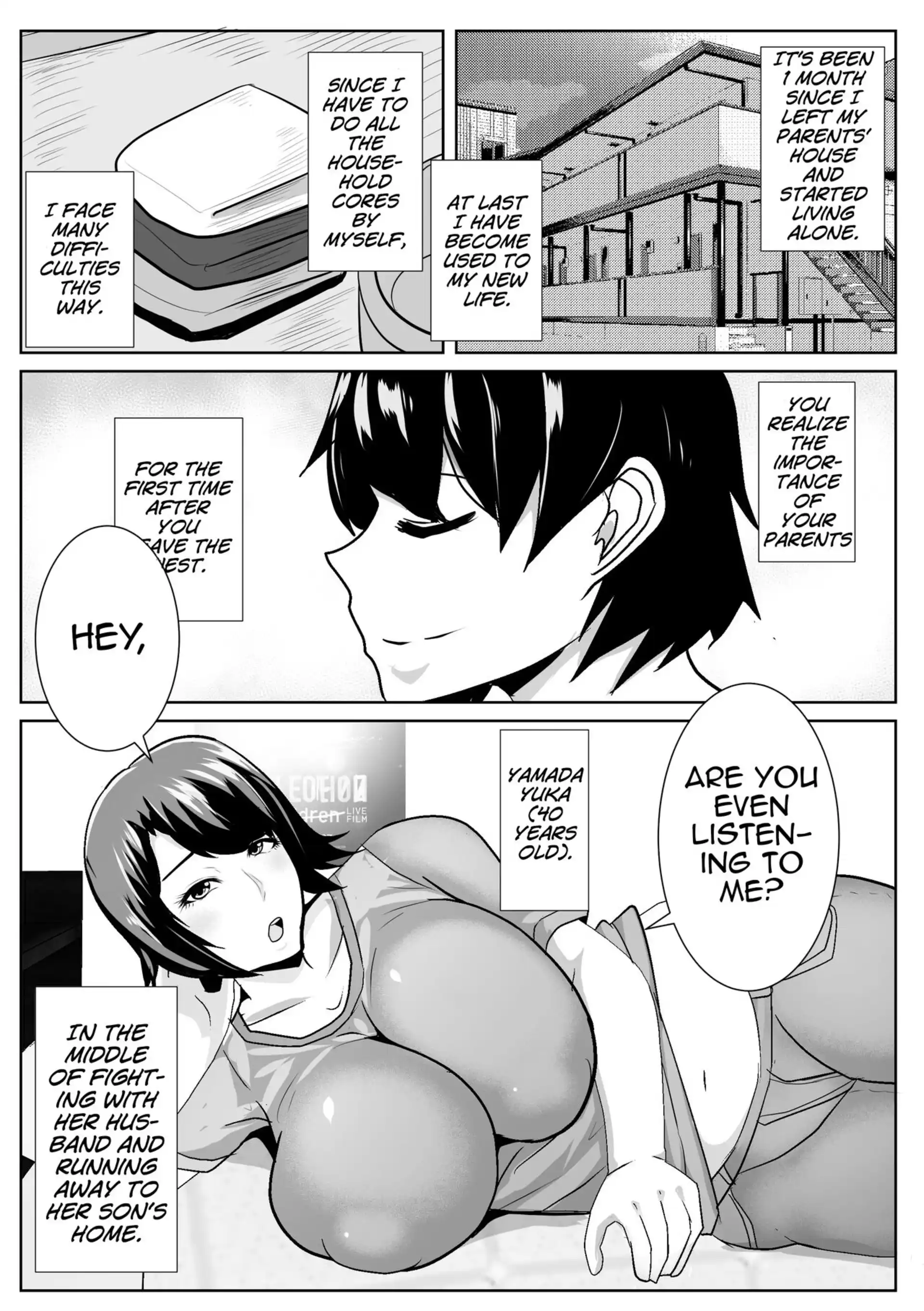 My Runaway Mom is Way Too Erotic My Runaway Mom is Way Too Erotic - Chapter 1 page 3