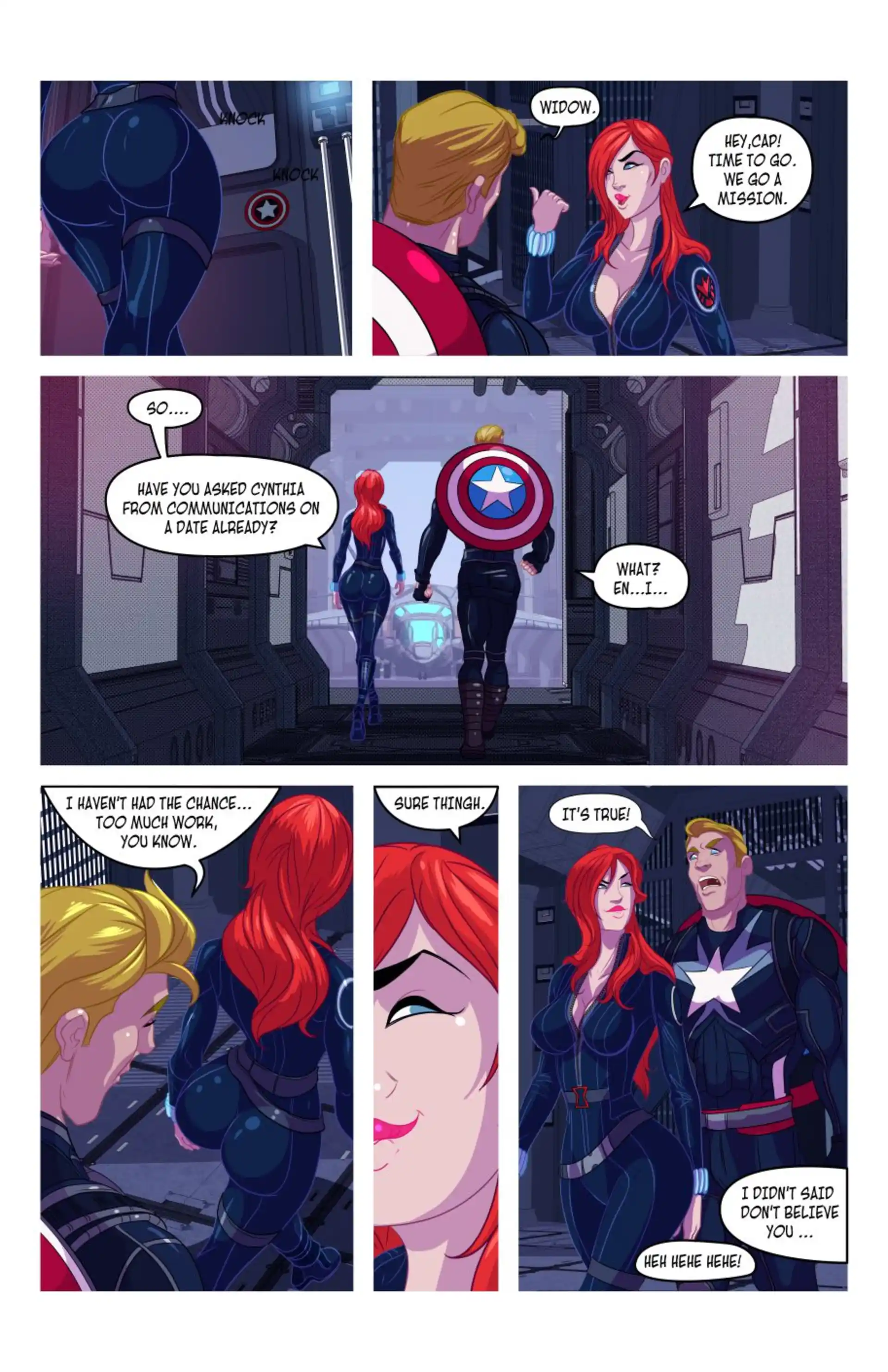 Widow’s Downtime Widow's Downtime - Chapter 1 (Avengers) page 4