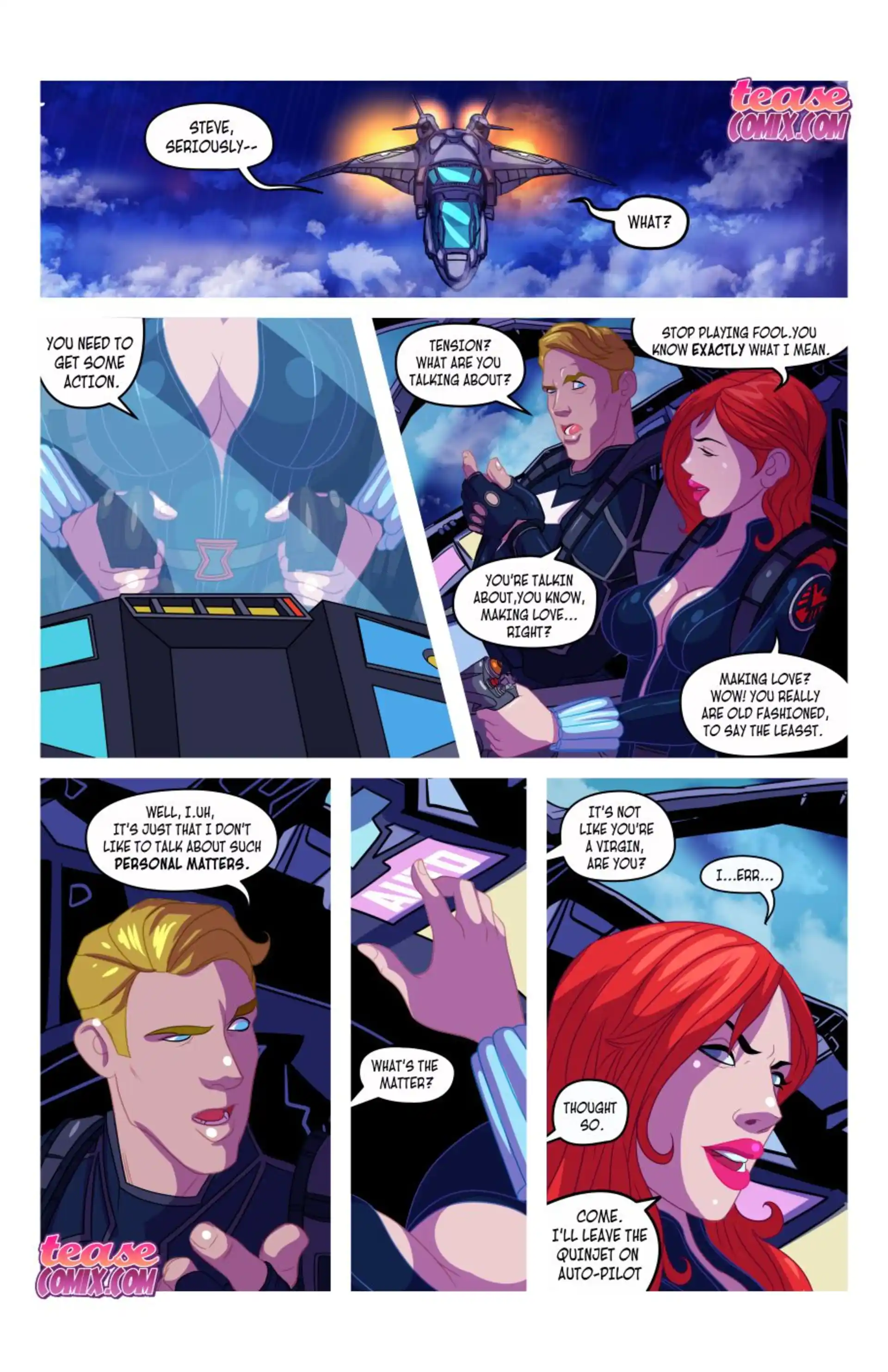 Widow’s Downtime Widow's Downtime - Chapter 1 (Avengers) page 5