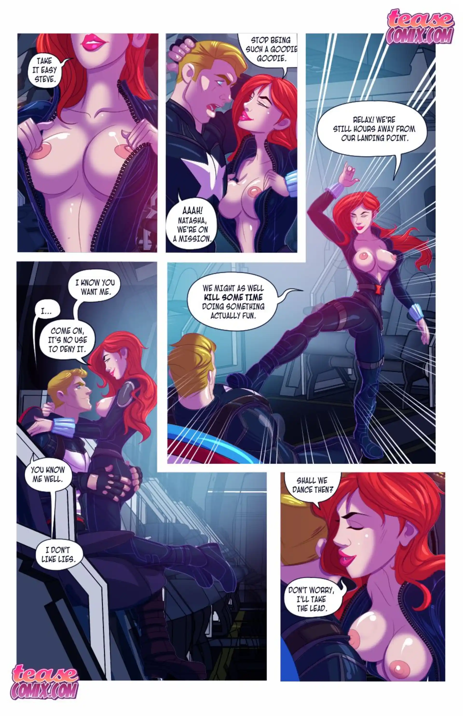 Widow’s Downtime Widow's Downtime - Chapter 1 (Avengers) page 8