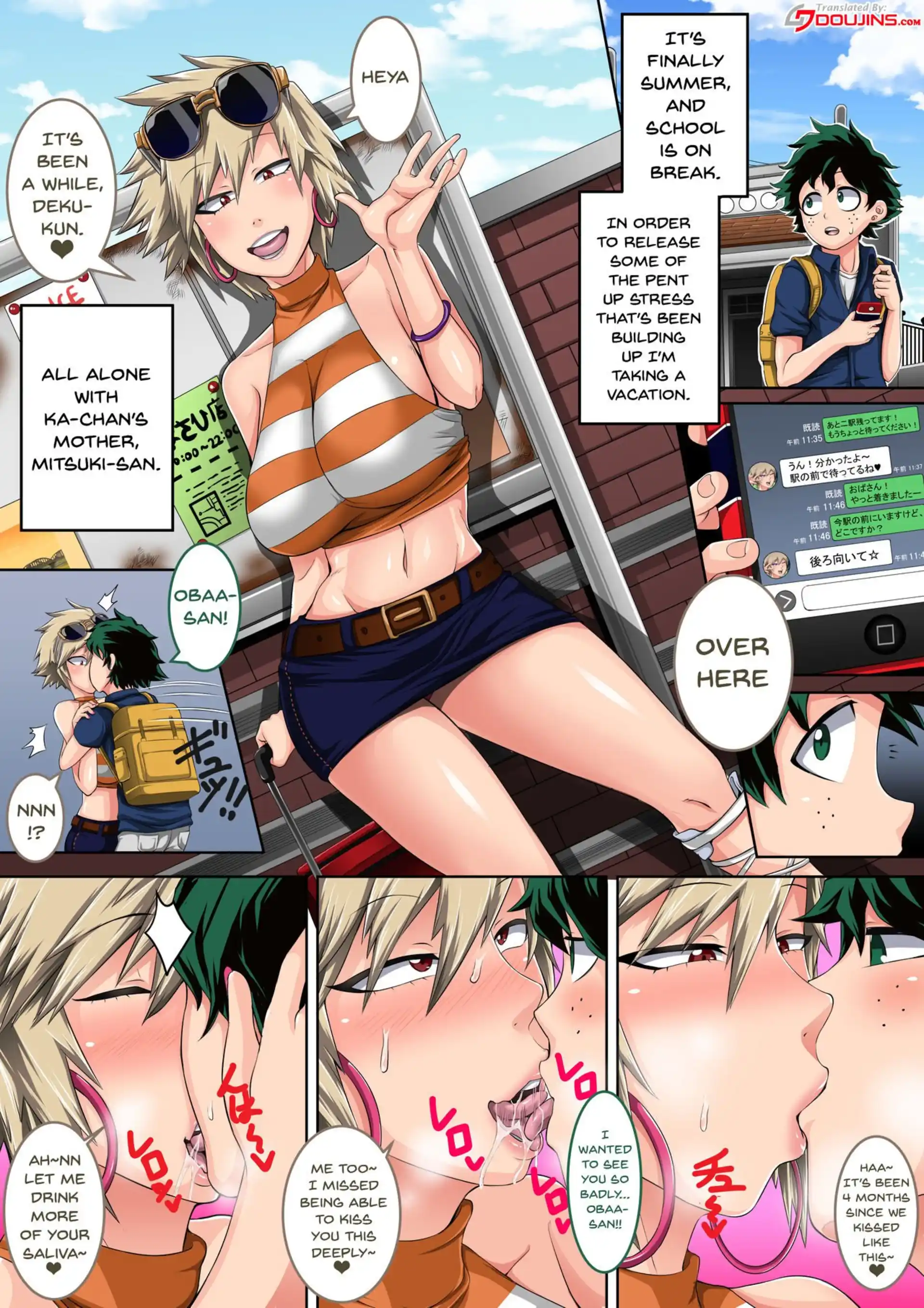 HOT My Harem Academia 1 . My Harem Academia Bakugou Mama to no Natsuyasumi "Zenpen" - Chapter 7 (Boku No Hero Academia) page 3