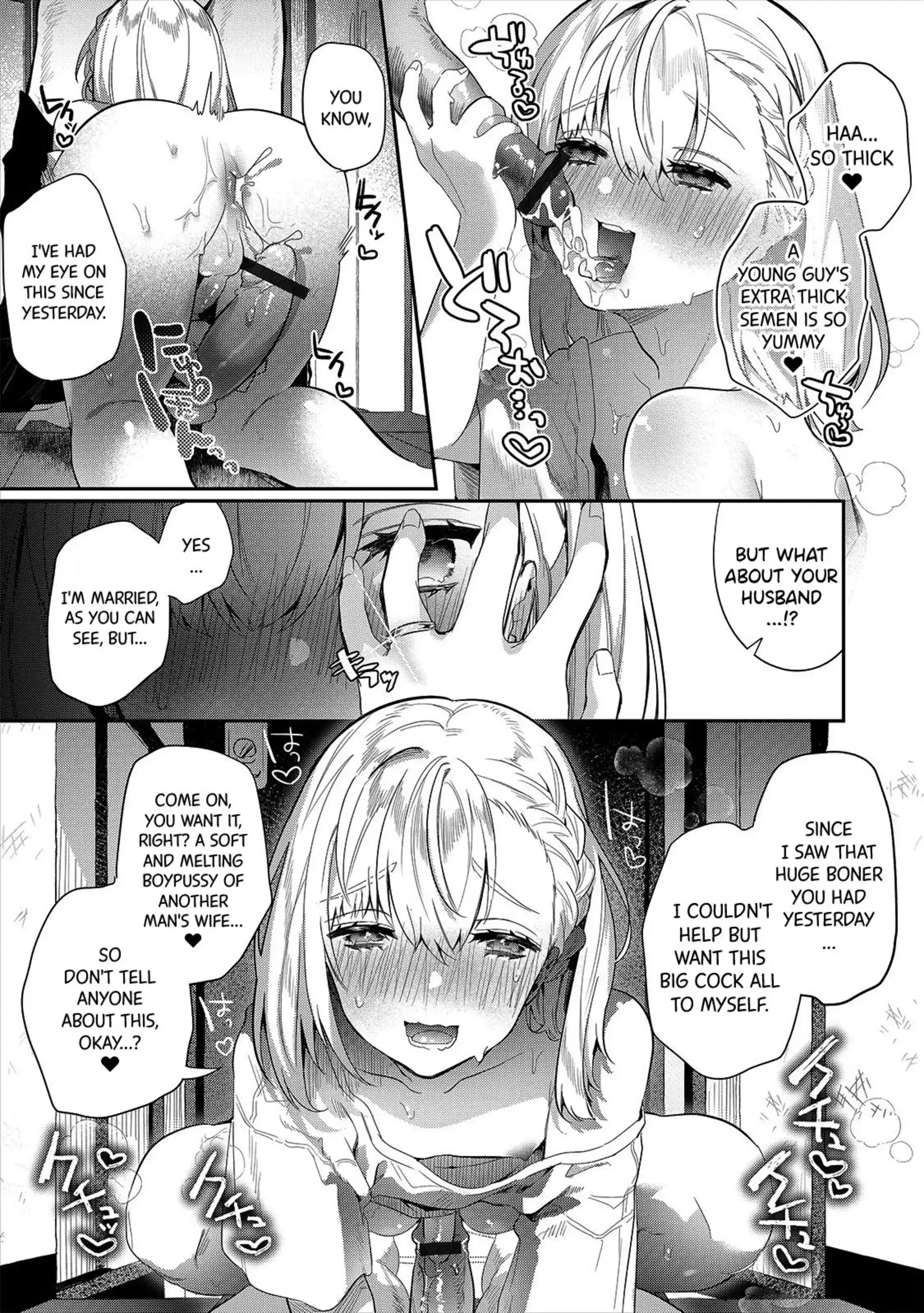 A Wife♂’s Afternoon Cum-Tasting Special A Wife♂'s Afternoon Cum-Tasting Special - Chapter 1 page 8