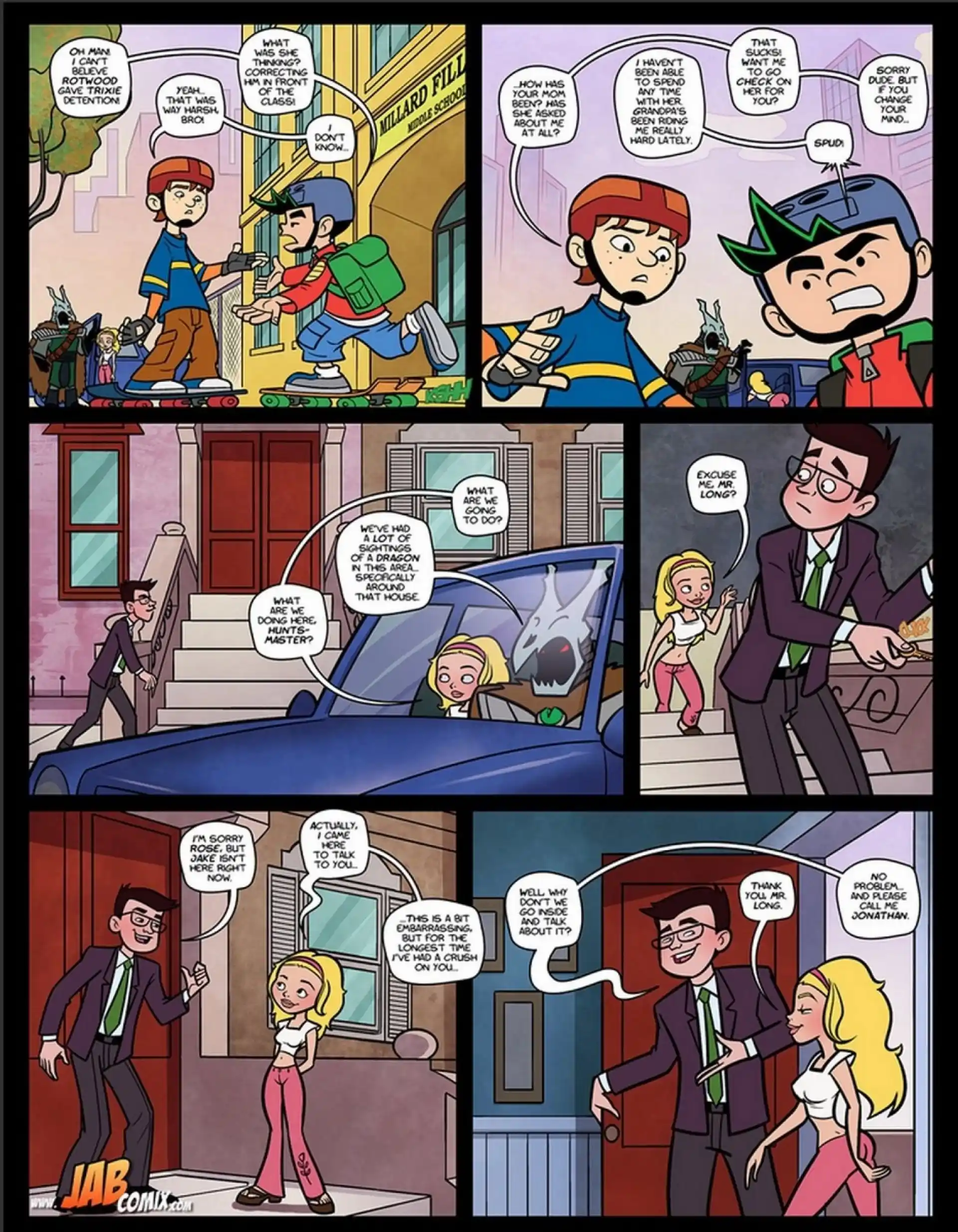 HOT Americunt Dragon Americunt Dragon - Chapter 5 (American Dragon: Jake Long) page 7