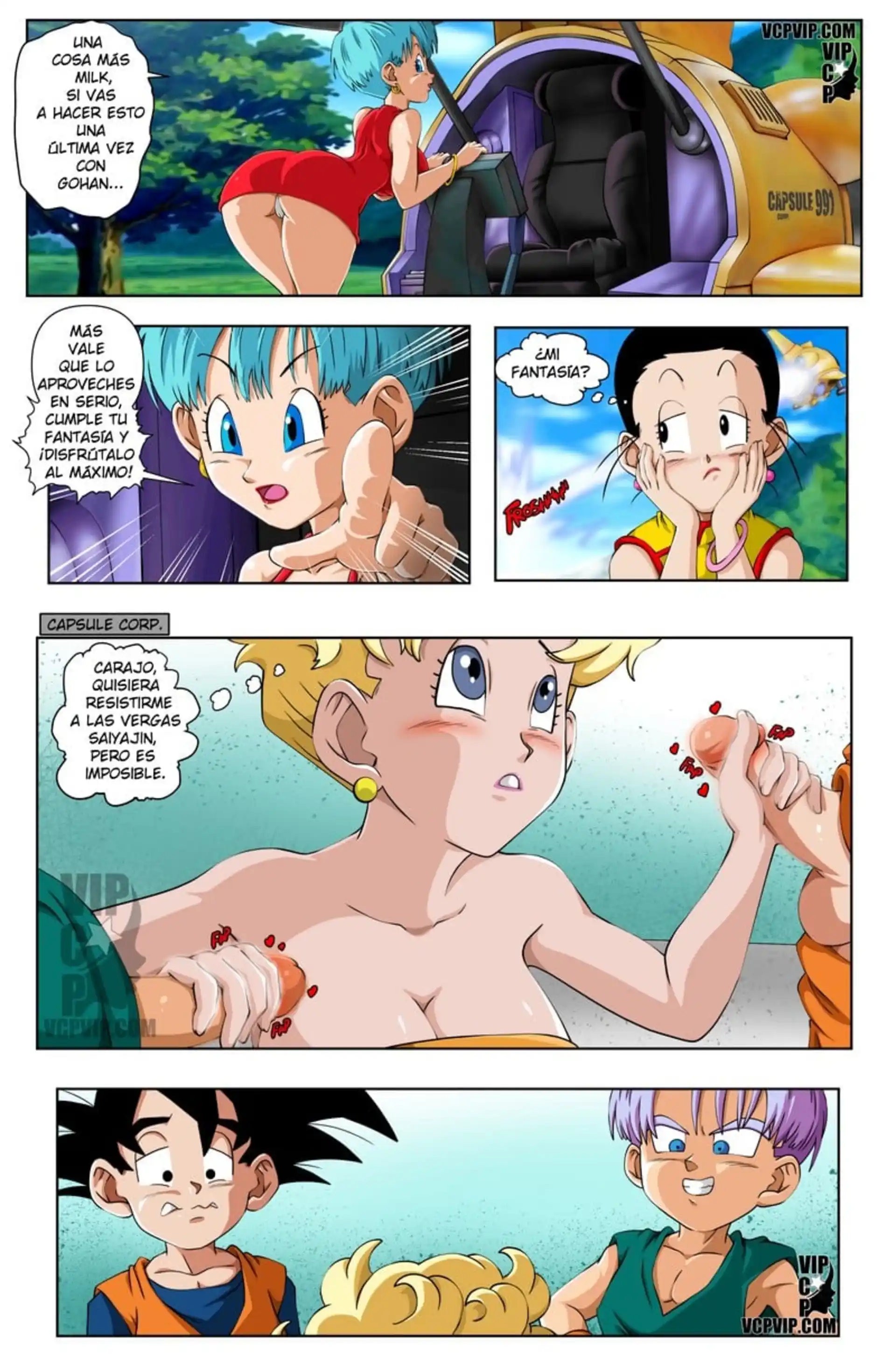 Milky Milk Milky Milk - SPANISH - Chapter 3 (Dragon Ball Z) page 7