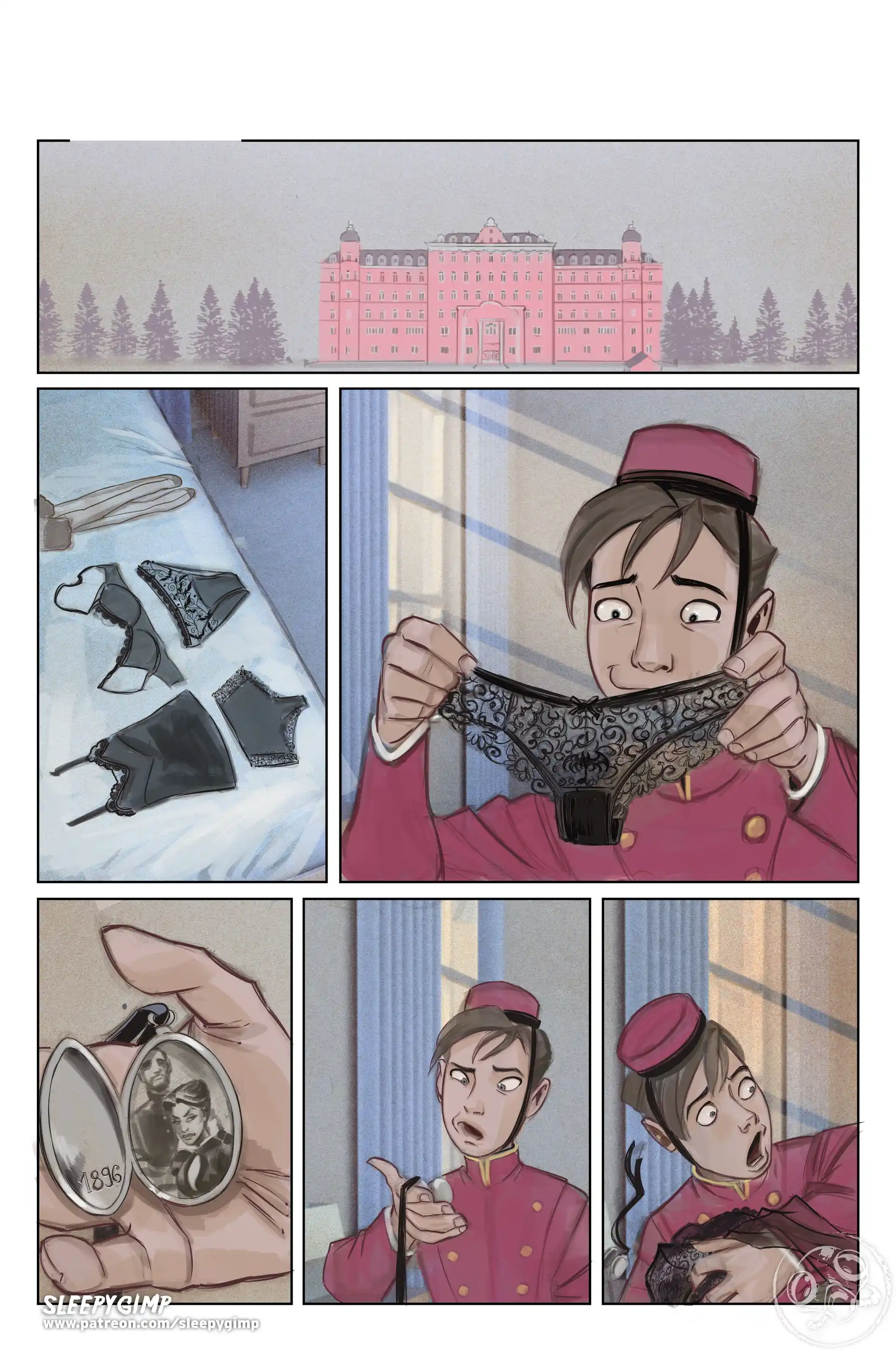 The Lady & The Bellhop 4 . The Lady & The Bellhop - Chapter 1 - Nylons - No Text page 1