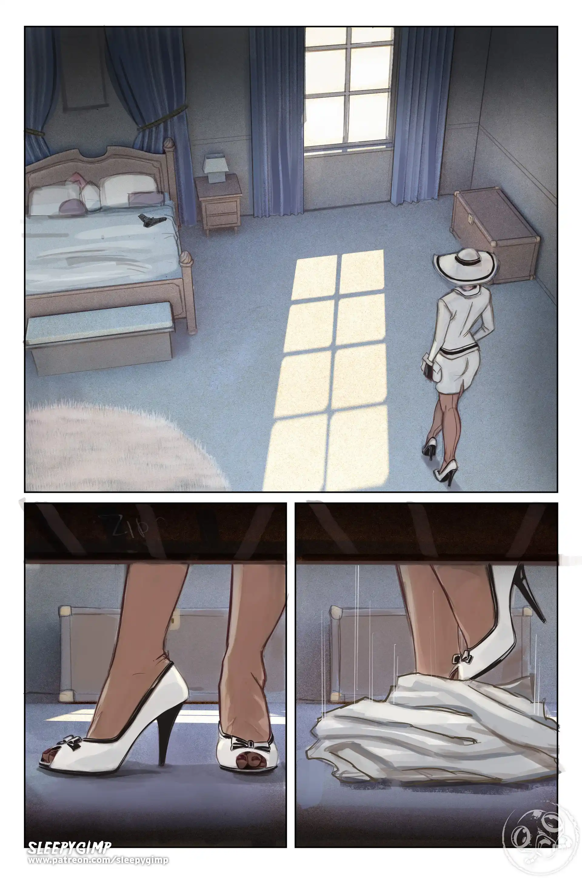 The Lady & The Bellhop 4 . The Lady & The Bellhop - Chapter 1 - Nylons - No Text page 2