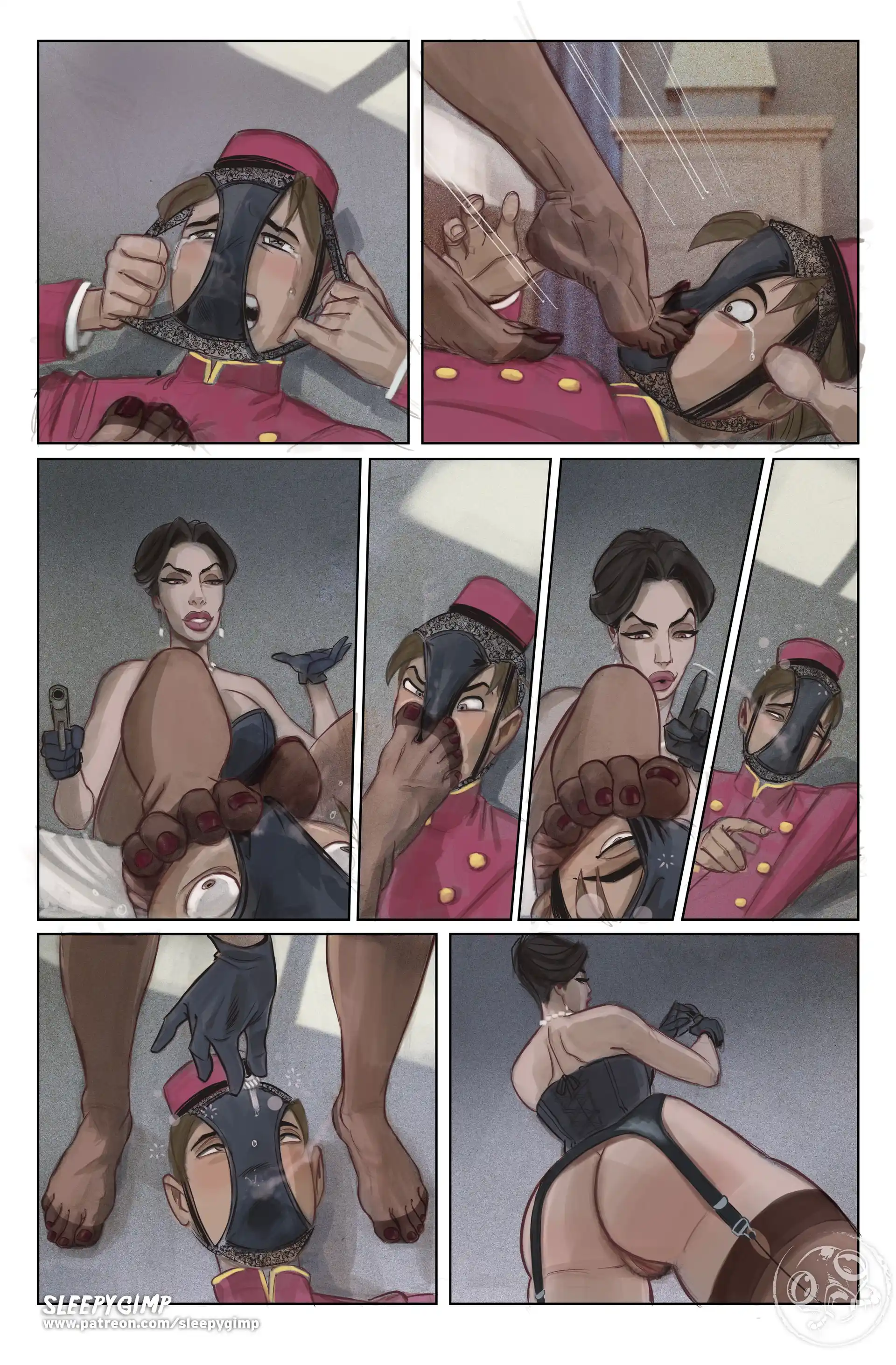 The Lady & The Bellhop 4 . The Lady & The Bellhop - Chapter 1 - Nylons - No Text page 5