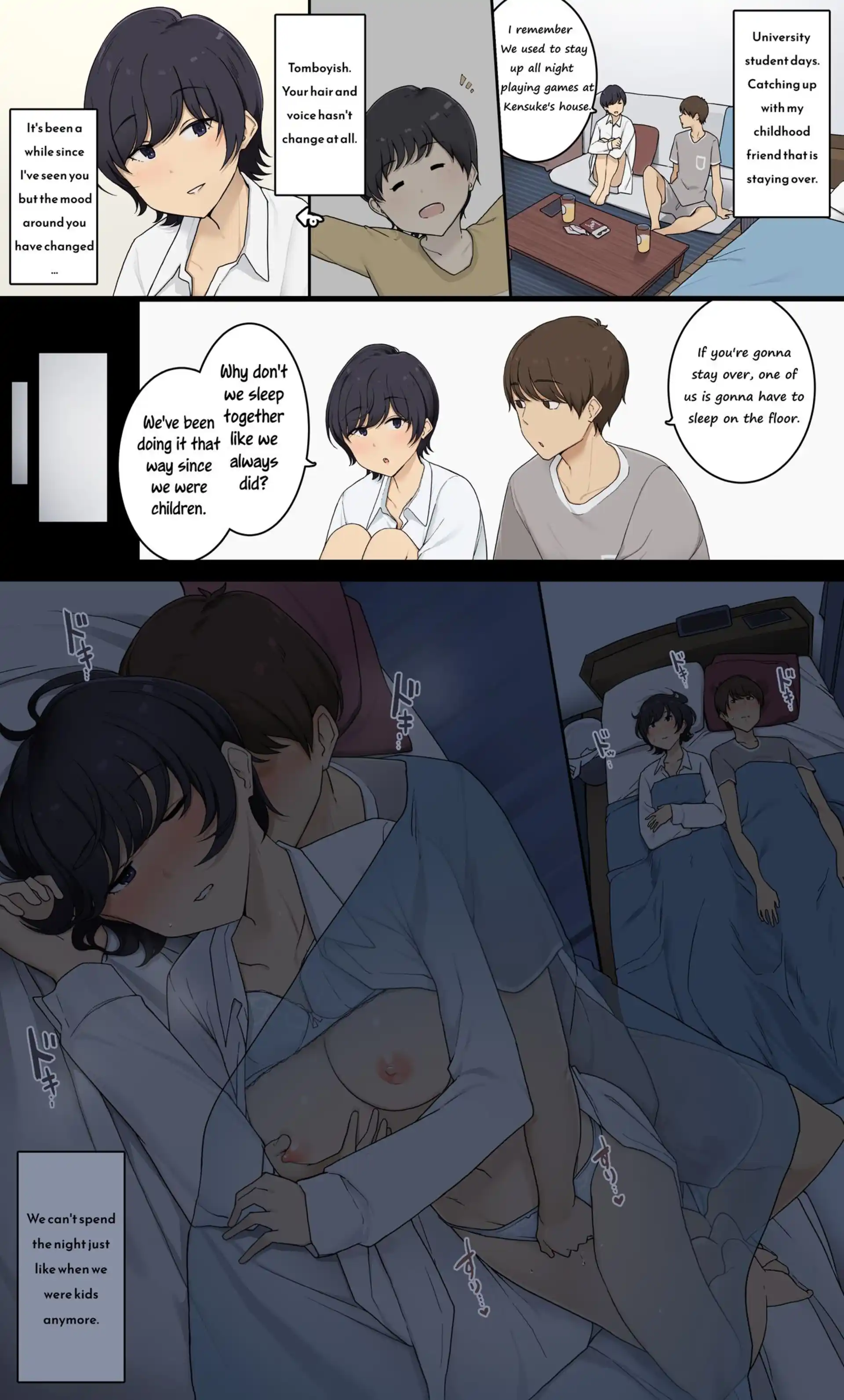 The day I recognized my childhood friend, who I used to treat like the same sex, as the opposite sex The day I recognized my childhood friend, who I used to treat like the same sex, as the opposite sex - Chapter 1 page 5