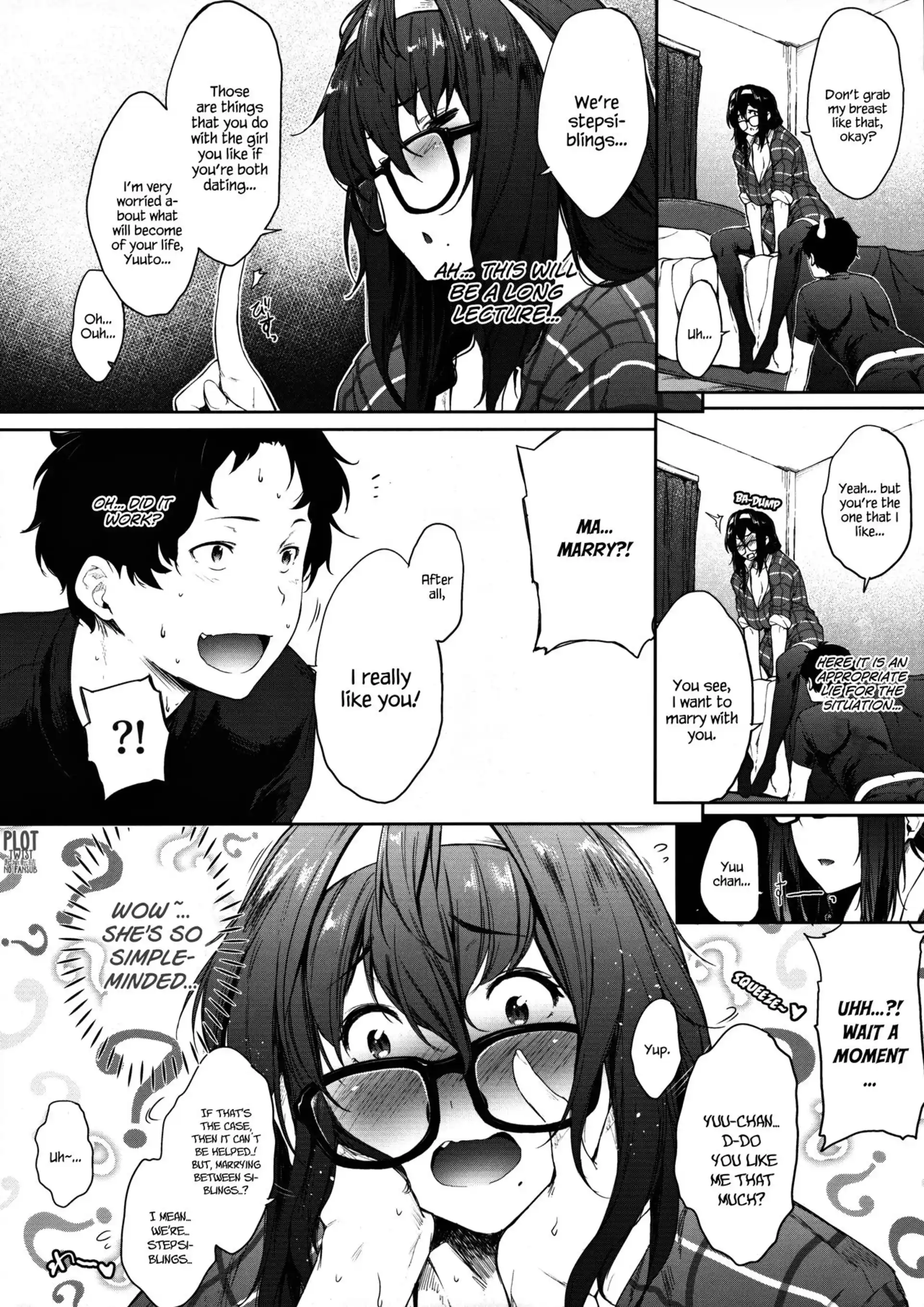 With My Stepsister While My Mom’s Not Home With My Stepsister While My Mom's Not Home - Chapter 1 page 6