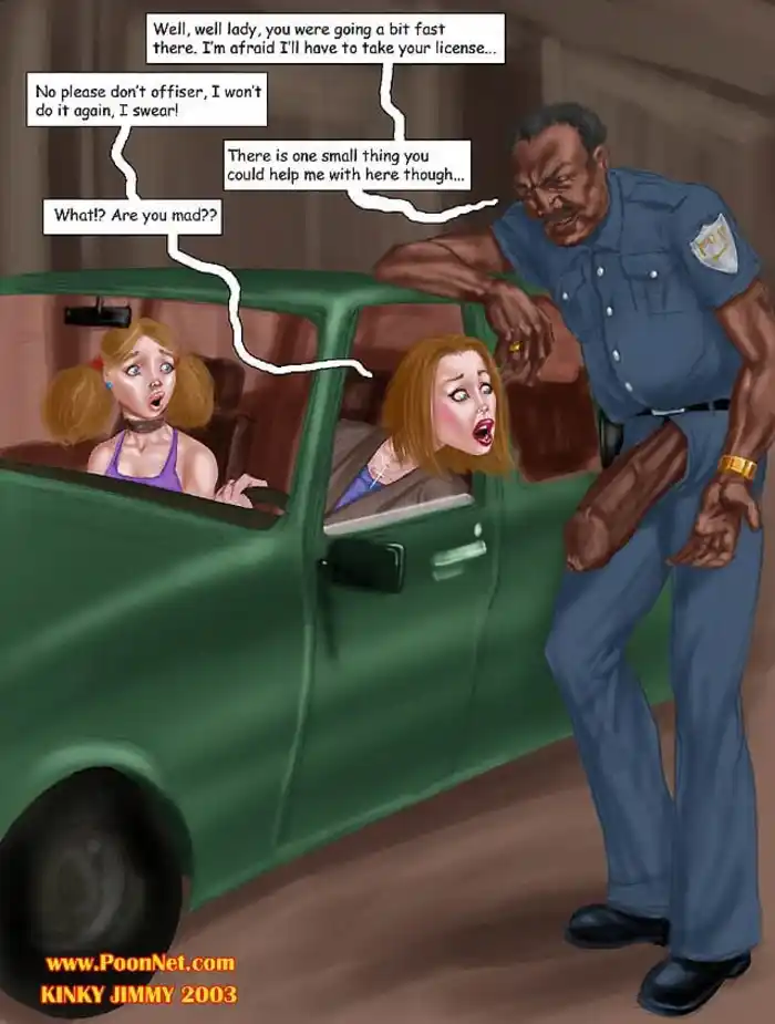 Pulled Over Porn Comics