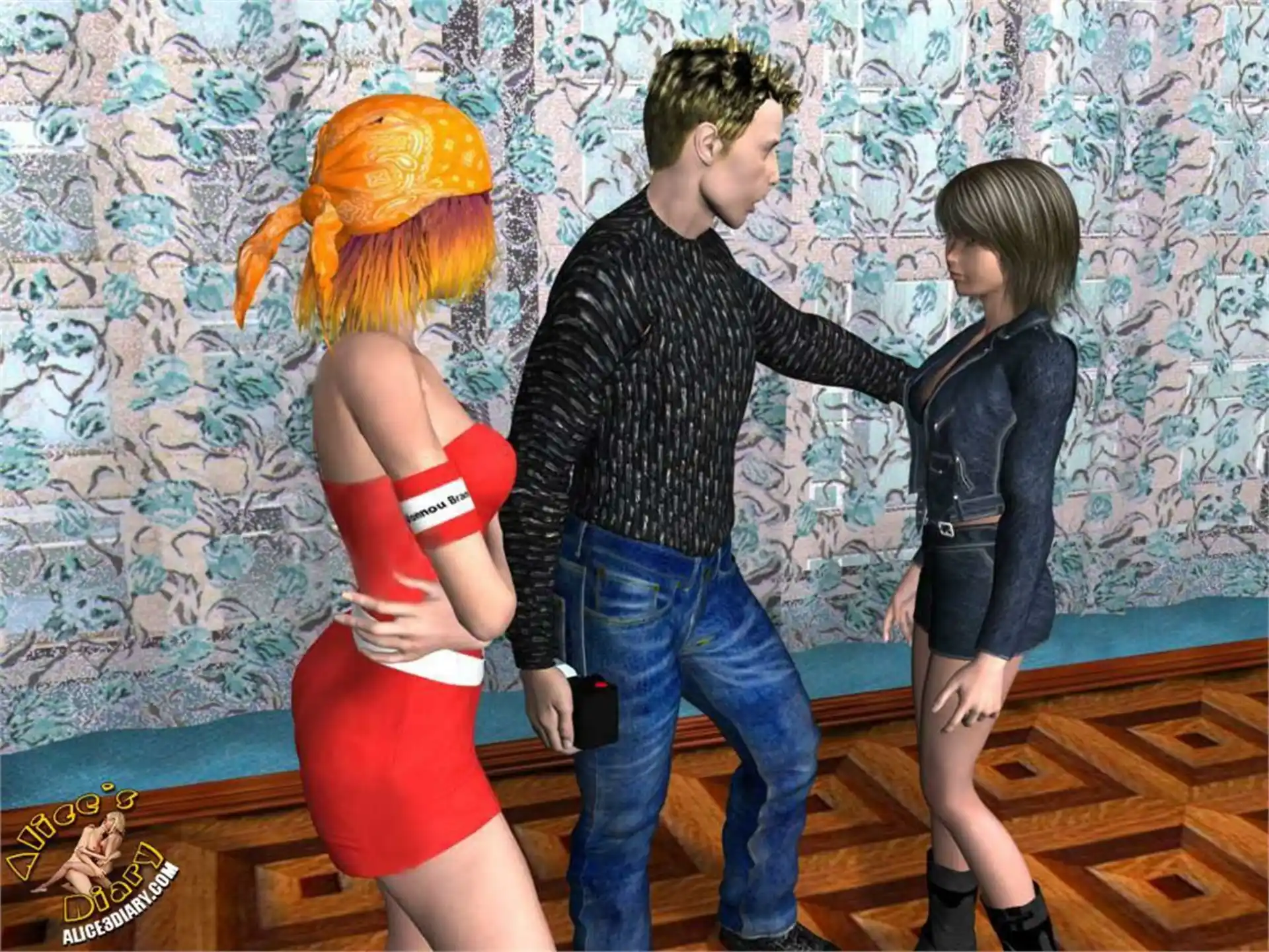 Alice’s Diary Chapter 63 Lesbian sex before photo session after page 7