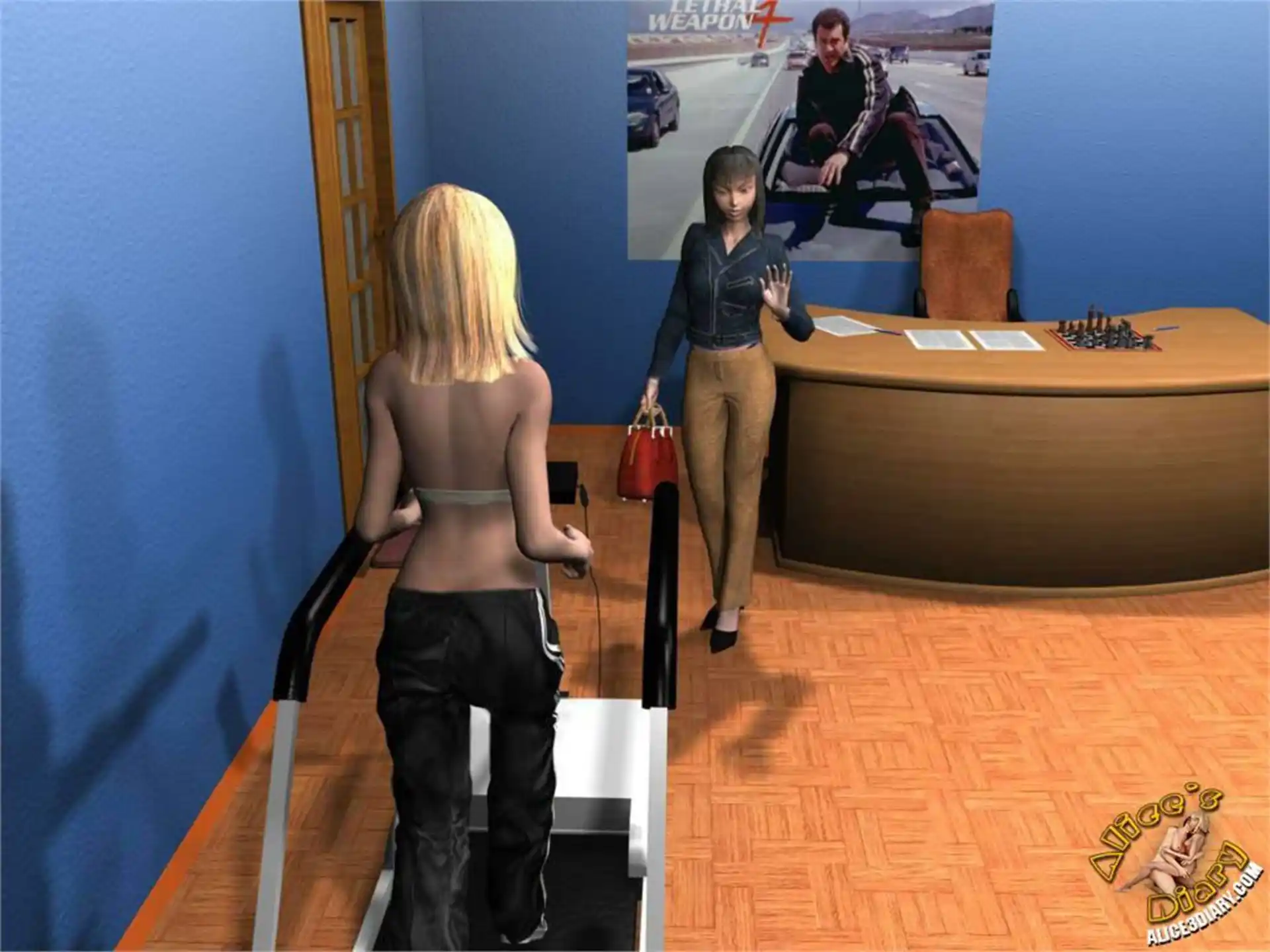 Alice’s Diary Chapter 59 Steamy lesbian sex with threesome finalPart 1 page 6