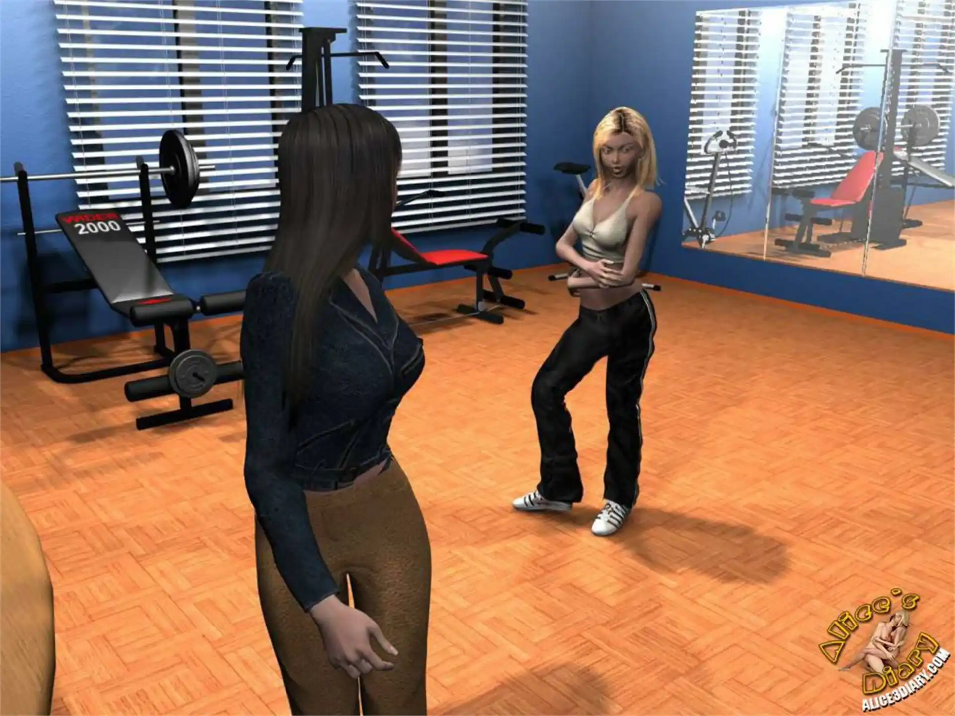 Alice’s Diary Chapter 59 Steamy lesbian sex with threesome finalPart 1 page 8