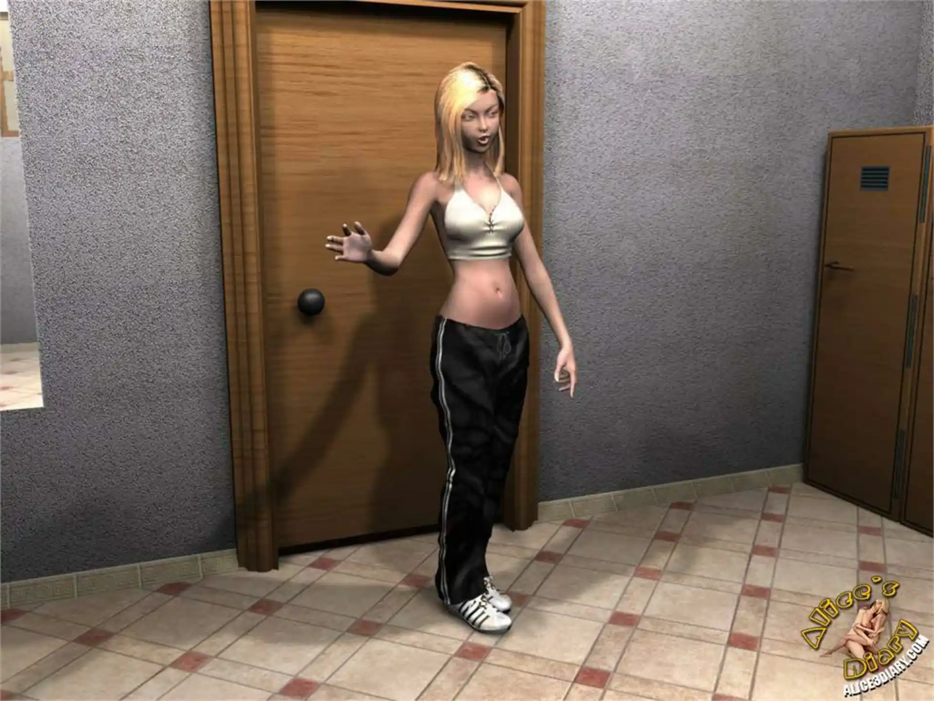 Alice’s Diary Chapter 59 Steamy lesbian sex with threesome finalPart 1 page 9