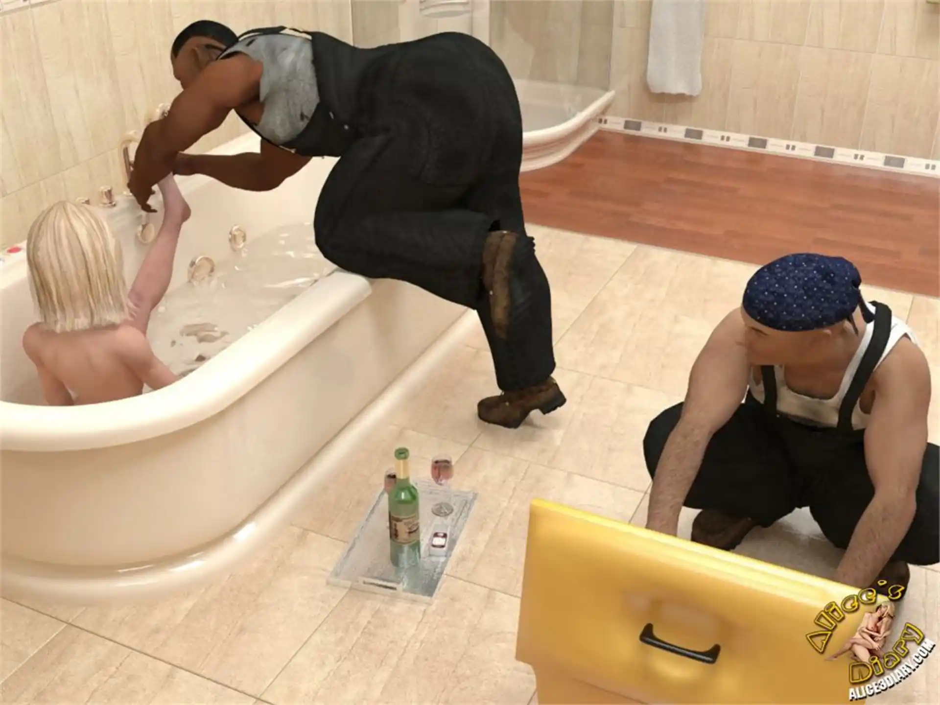 Alice’s Diary Chapter 18 Incredible fucking in bathroom page 11