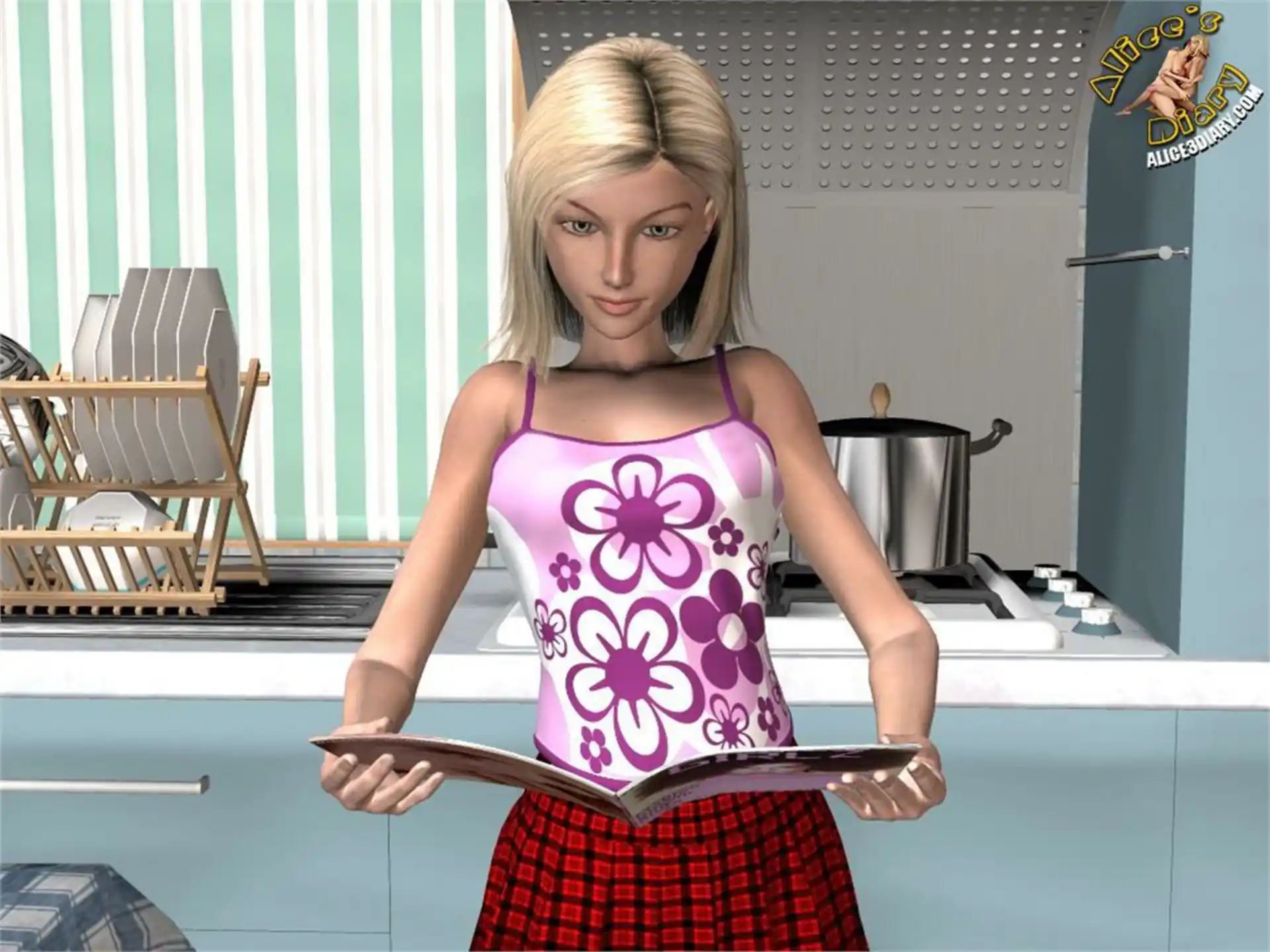 Alice’s Diary Chapter 13 Nothing but pizza sex page 10