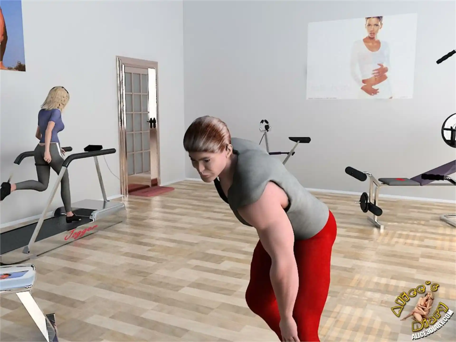 Alice’s Diary Chapter 33 Hot sexercises in the gym page 3