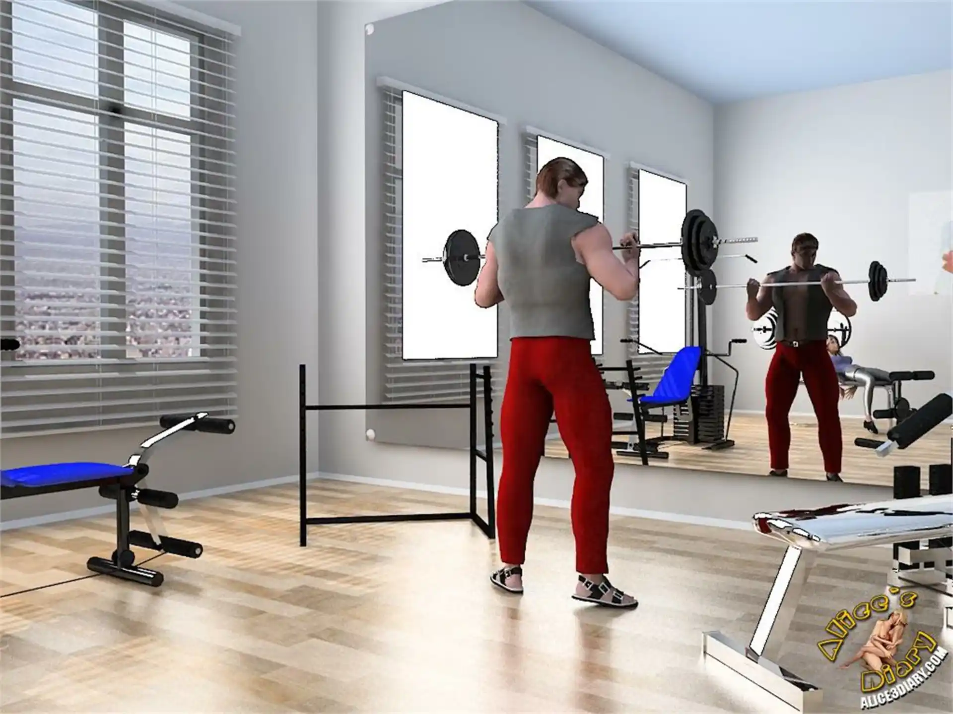 Alice’s Diary Chapter 33 Hot sexercises in the gym page 5