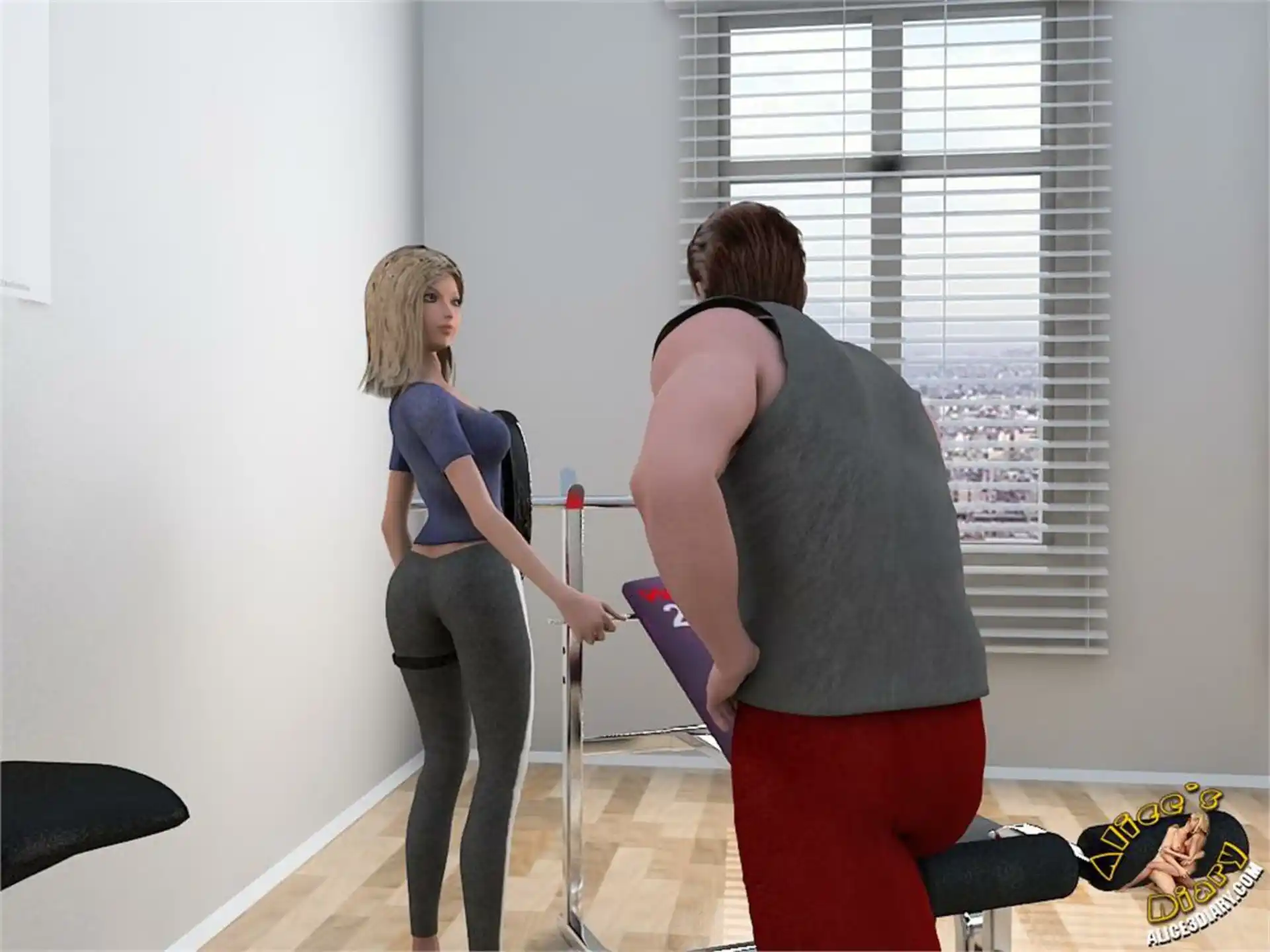 Alice’s Diary Chapter 33 Hot sexercises in the gym page 6
