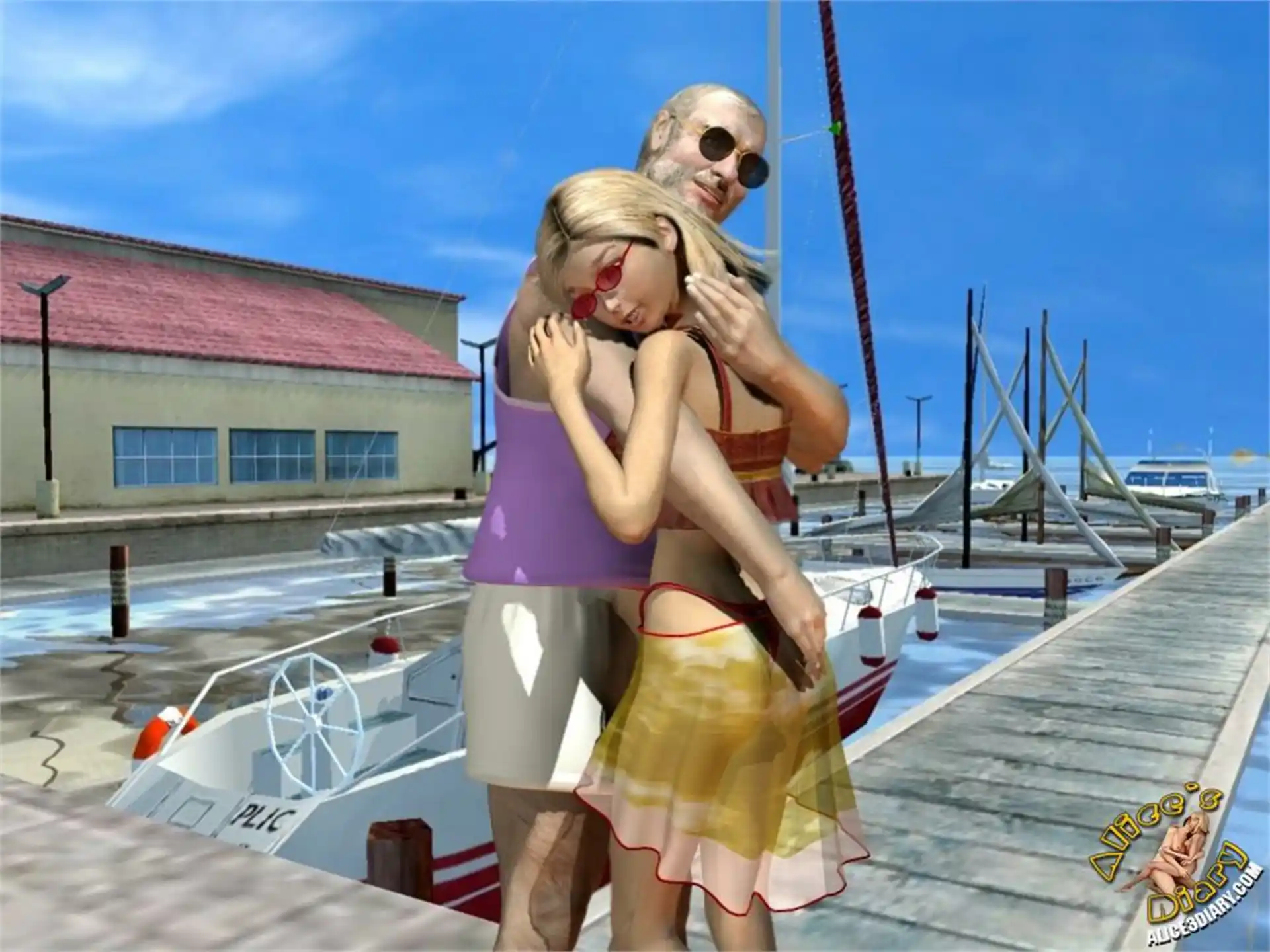 Alice’s Diary Chapter 30 Sea Sun Sex page 21