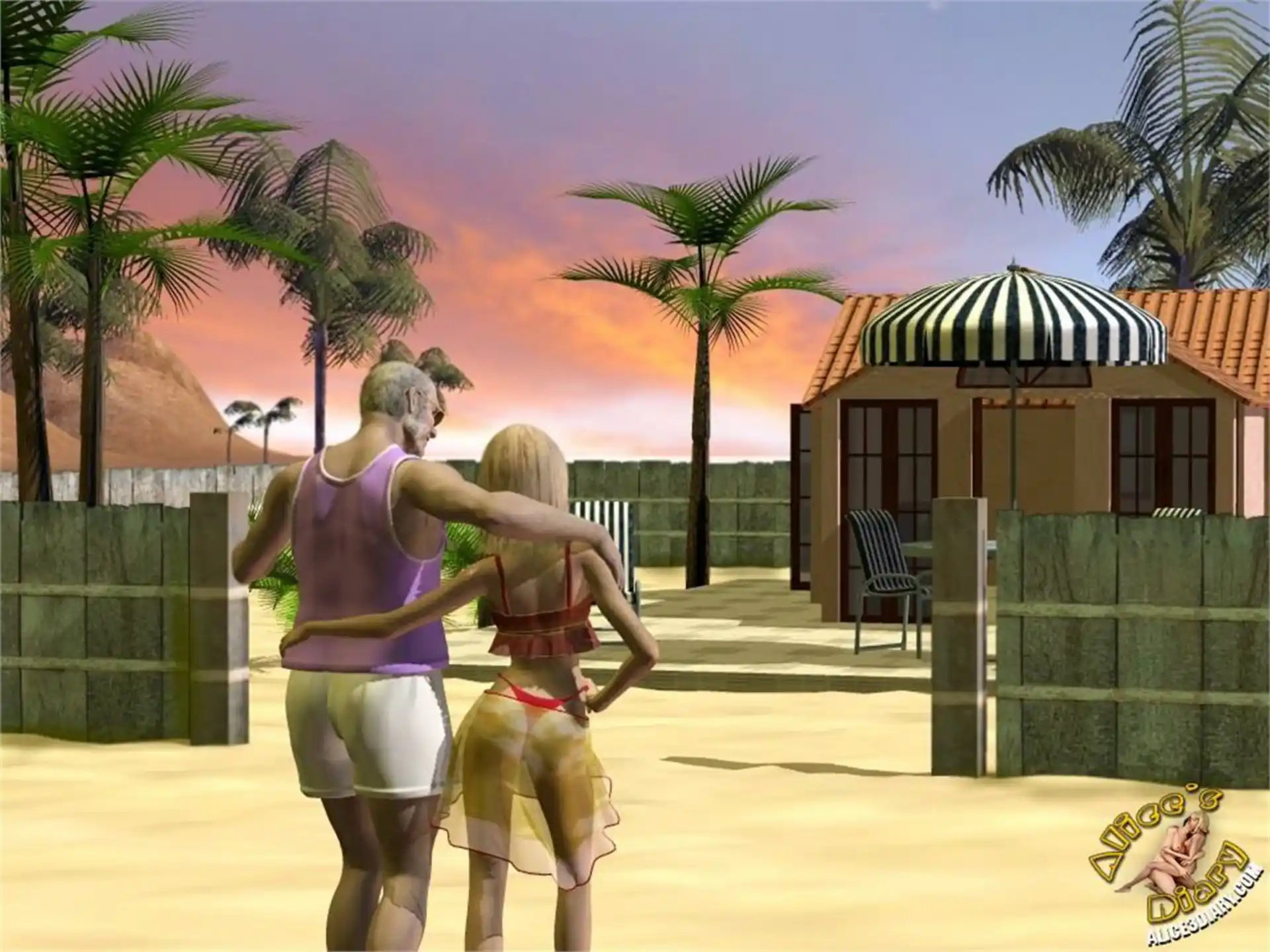 Alice’s Diary Chapter 30 Sea Sun Sex page 4