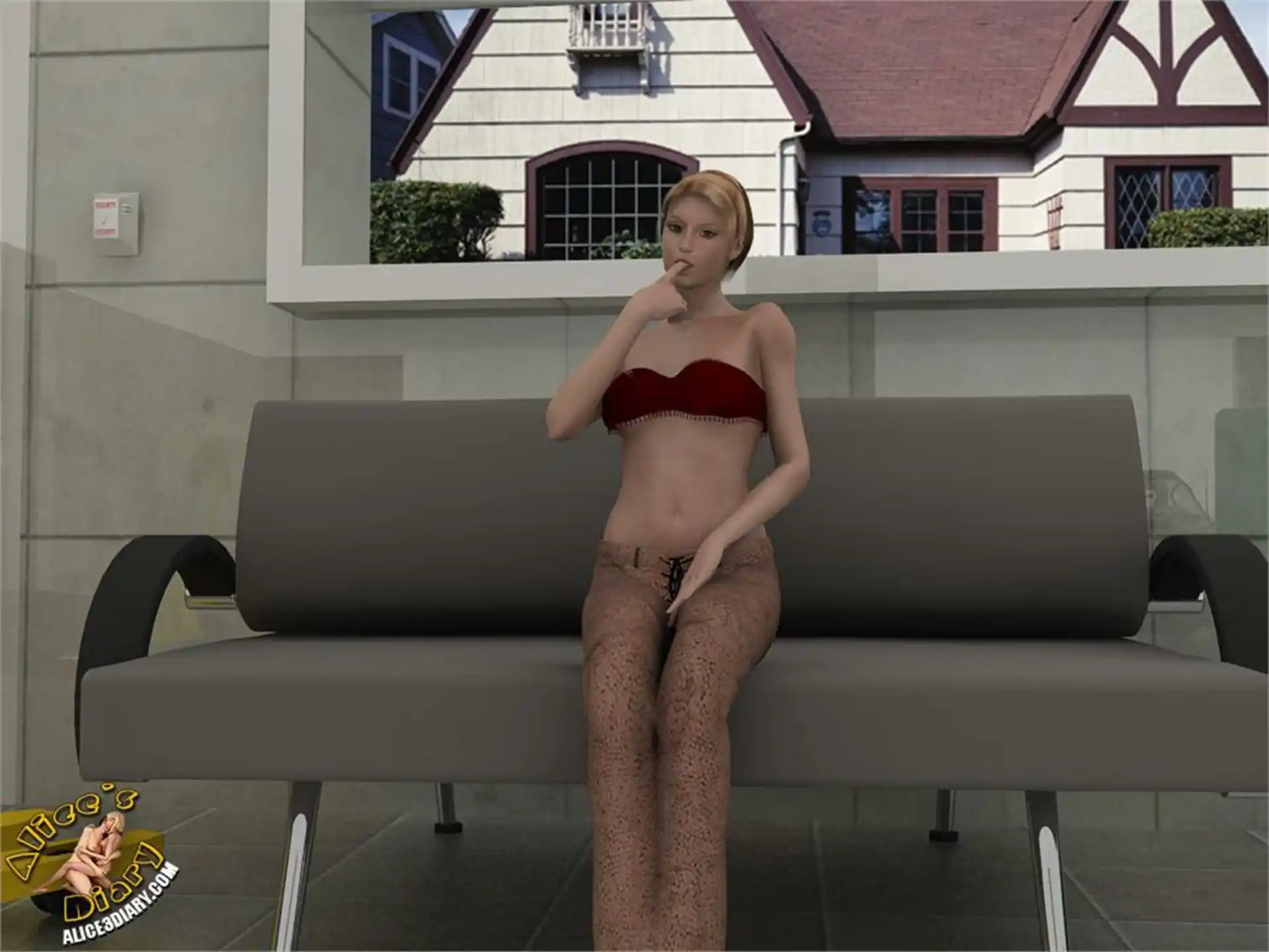 Alice’s Diary Chapter 61 Triple lesbian pleasure instead of car washing page 8