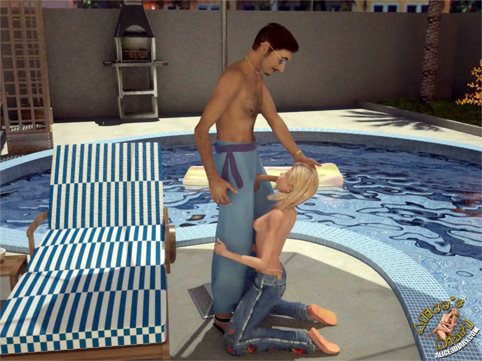 Alice’s Diary Chapter 07 Fuck summit by the pool page 12