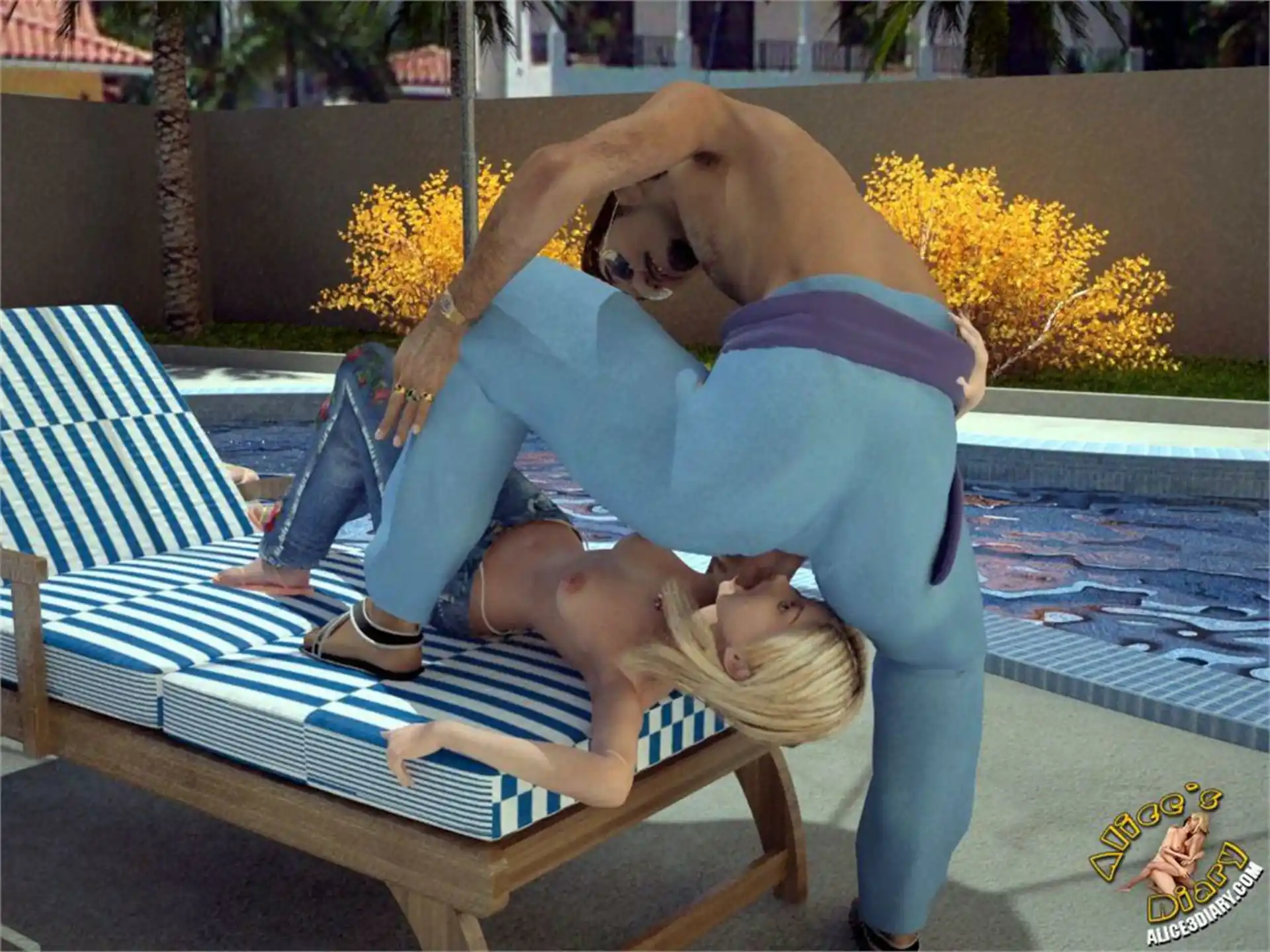 Alice’s Diary Chapter 07 Fuck summit by the pool page 13