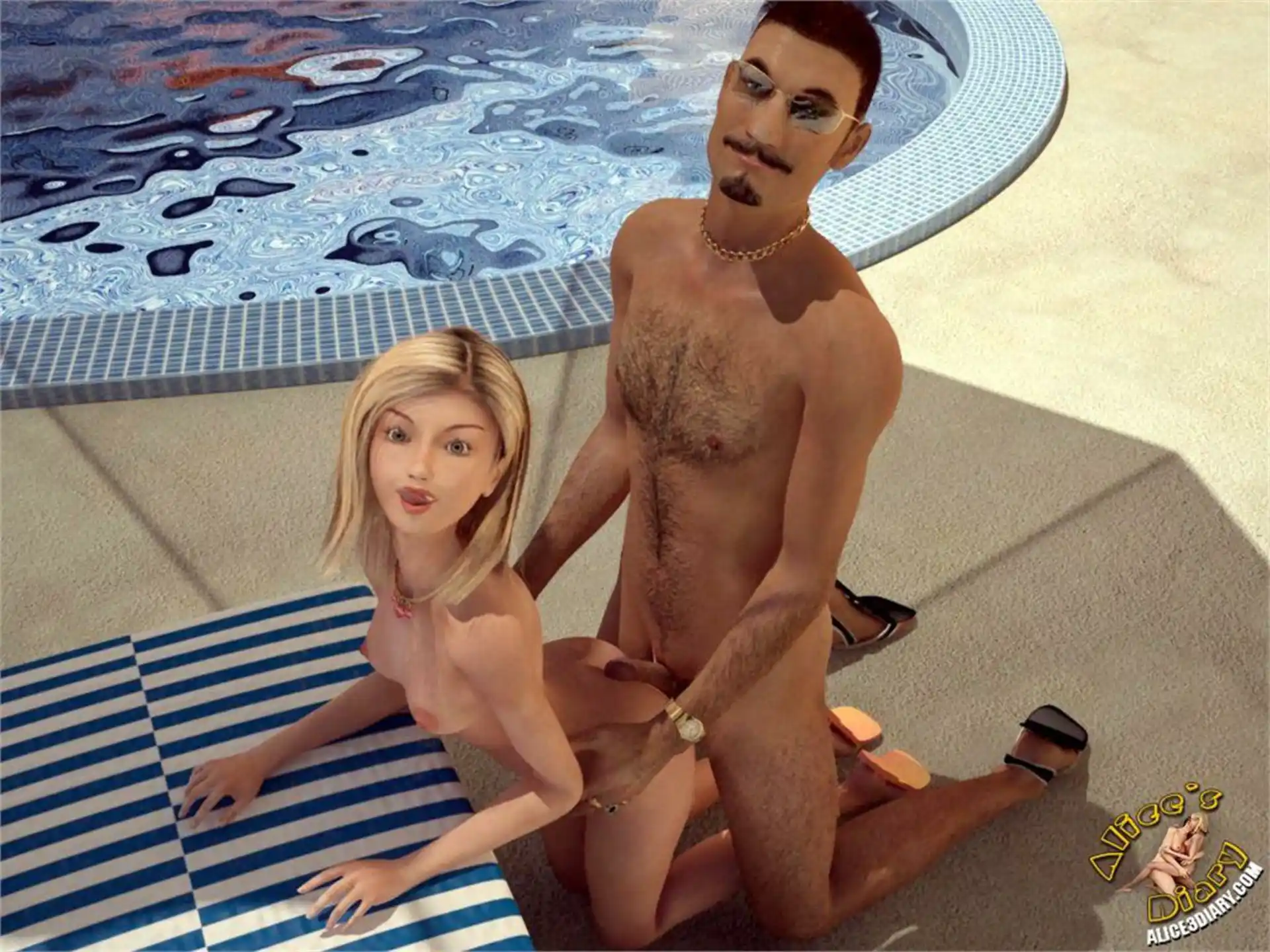 Alice’s Diary Chapter 07 Fuck summit by the pool page 24
