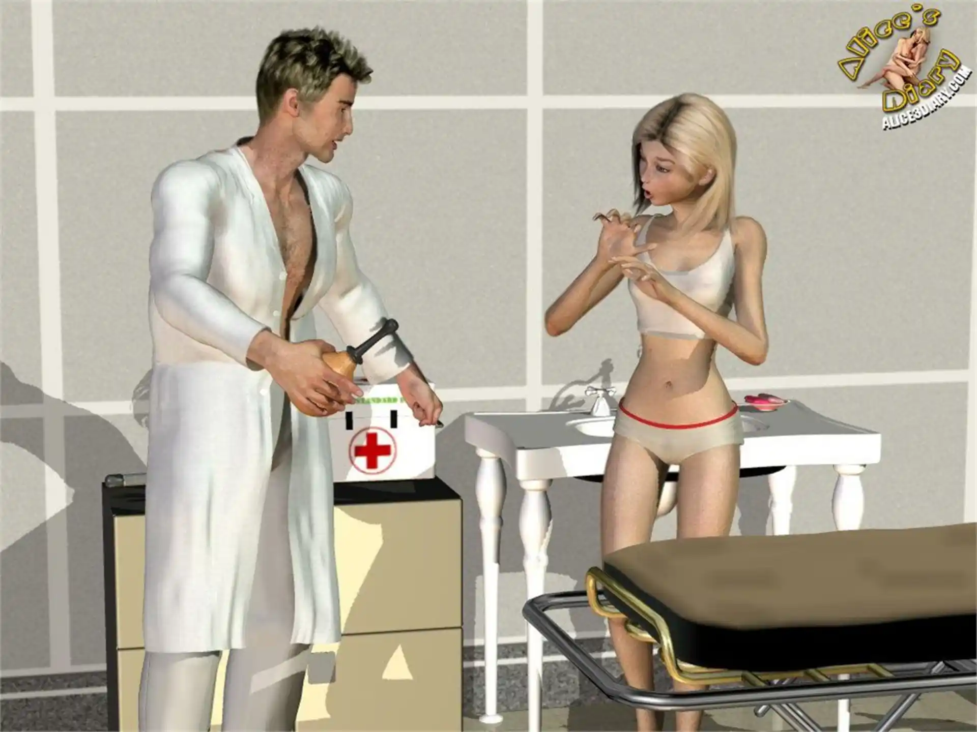 Alice’s Diary Chapter 32 Anal craziness in the hospital page 8