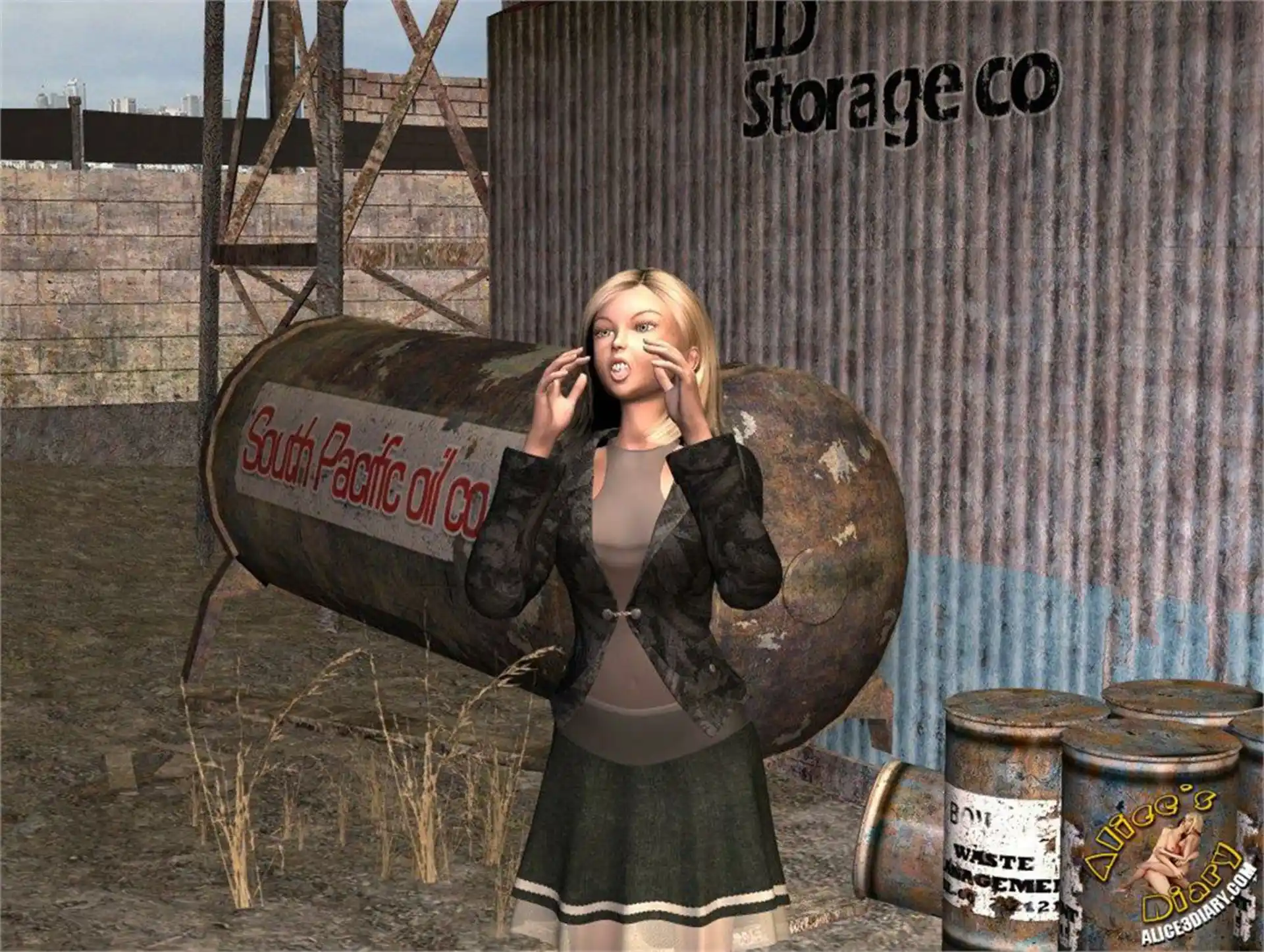 Alice’s Diary Chapter 47 Gang bang in the industrial interior page 11