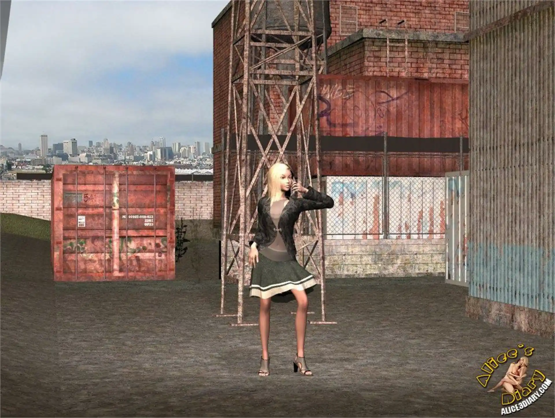 Alice’s Diary Chapter 47 Gang bang in the industrial interior page 7