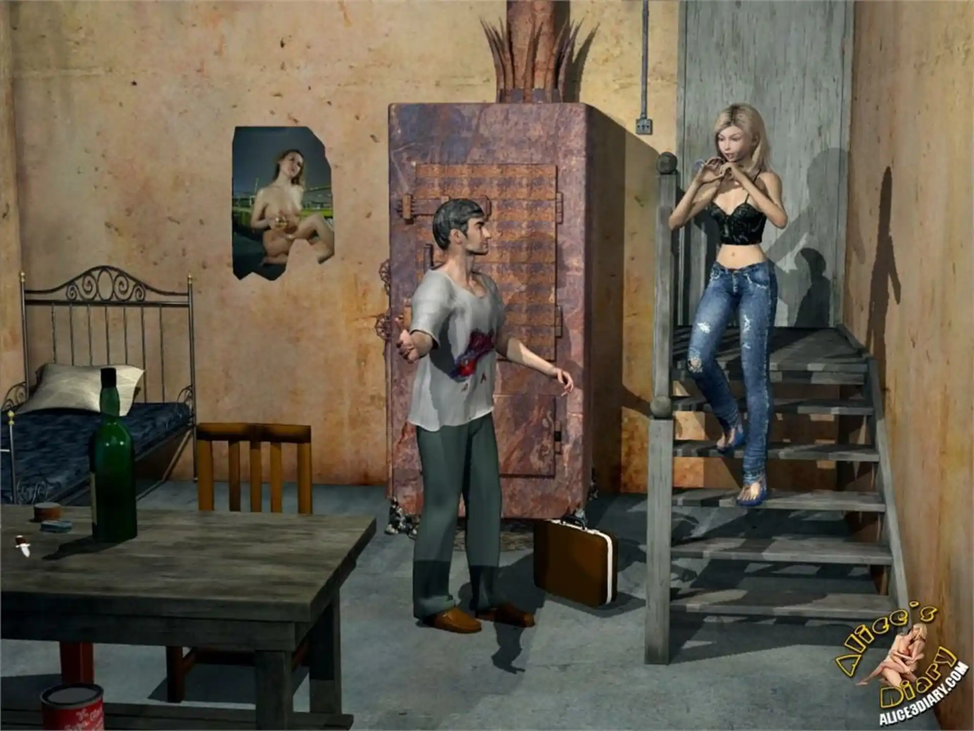 Alice’s Diary Chapter 02 Crazy fucking with hobos page 6