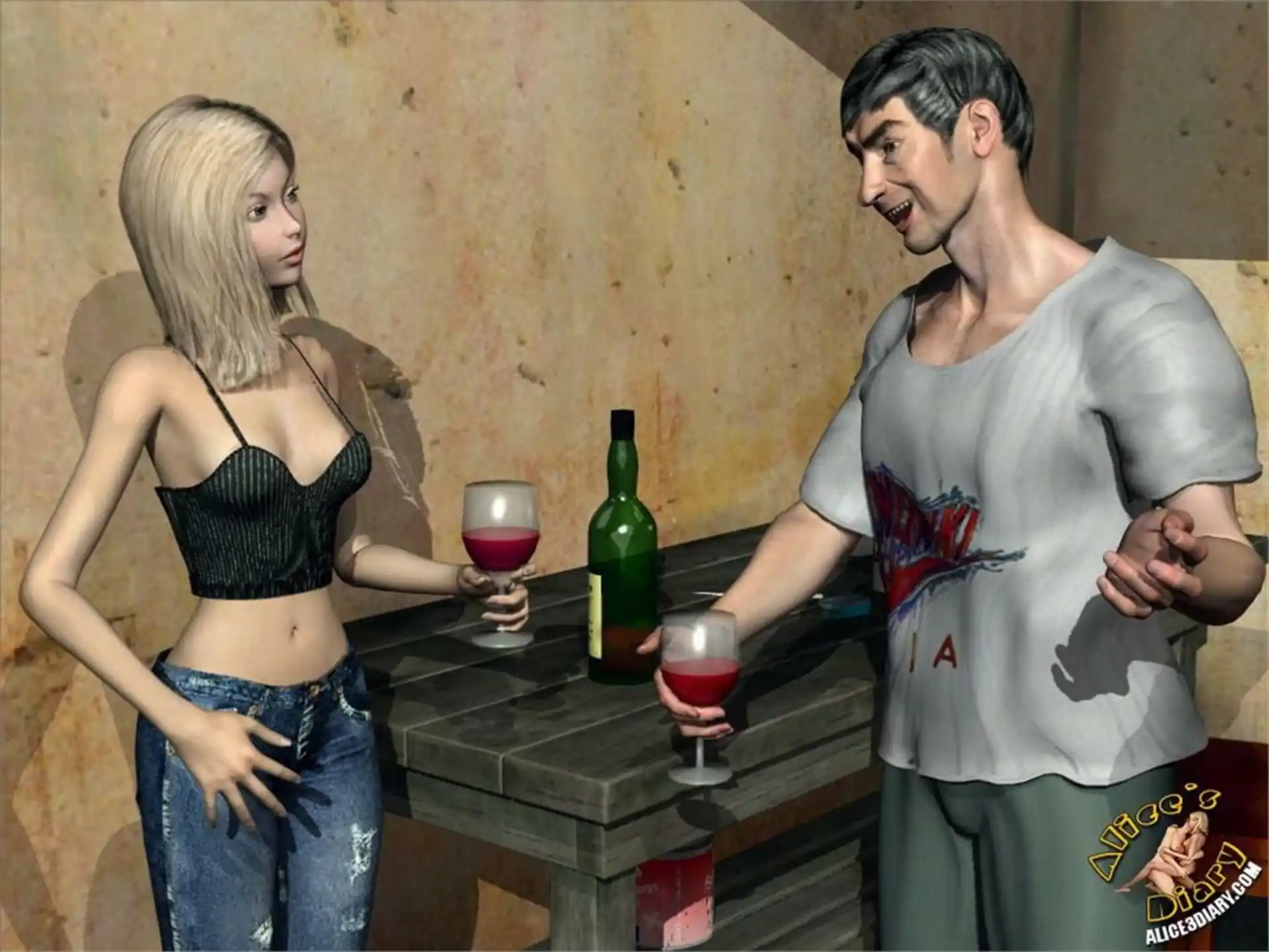 Alice’s Diary Chapter 02 Crazy fucking with hobos page 8