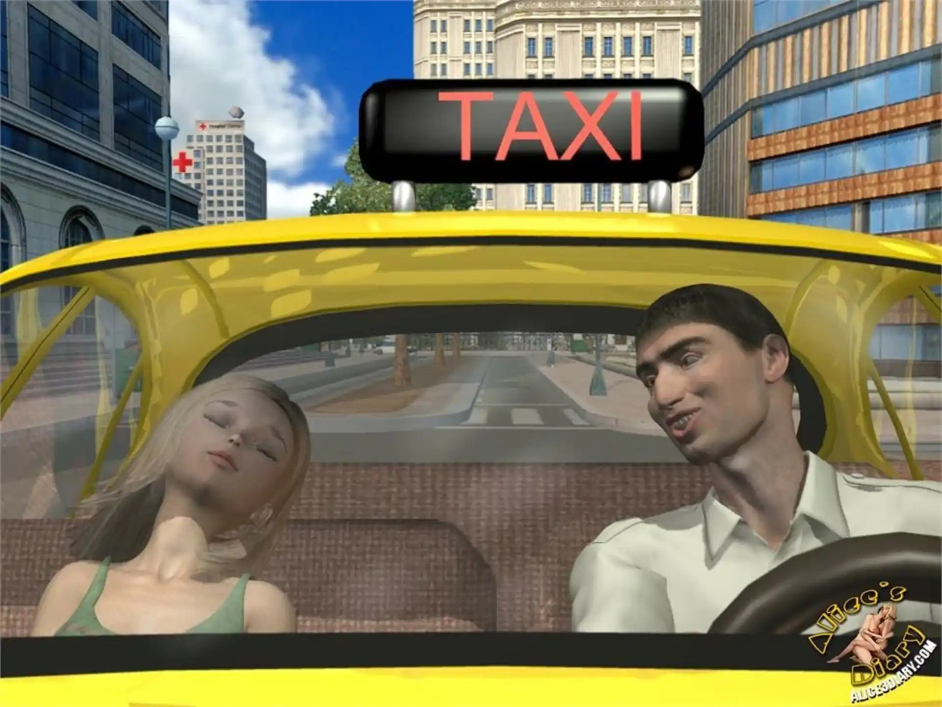 Alice’s Diary Chapter 05 Too hot cabbie page 3
