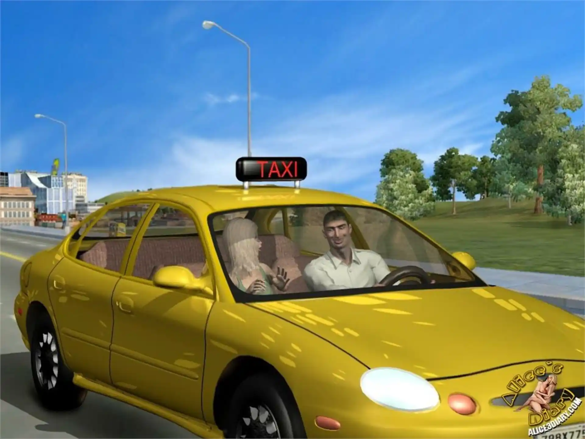 Alice’s Diary Chapter 05 Too hot cabbie page 5