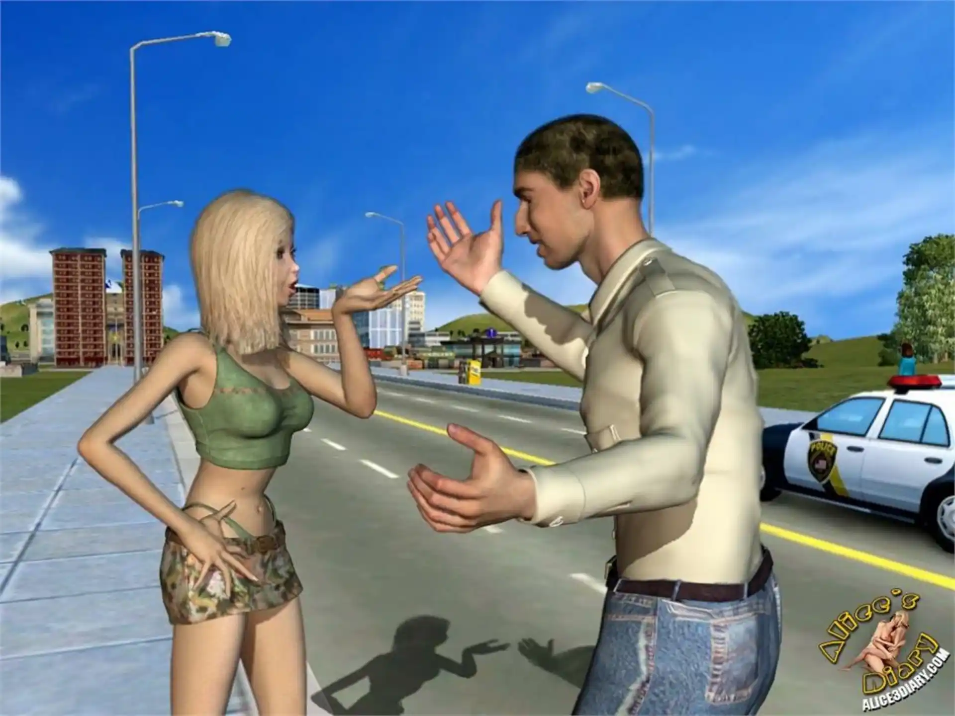 Alice’s Diary Chapter 05 Too hot cabbie page 7