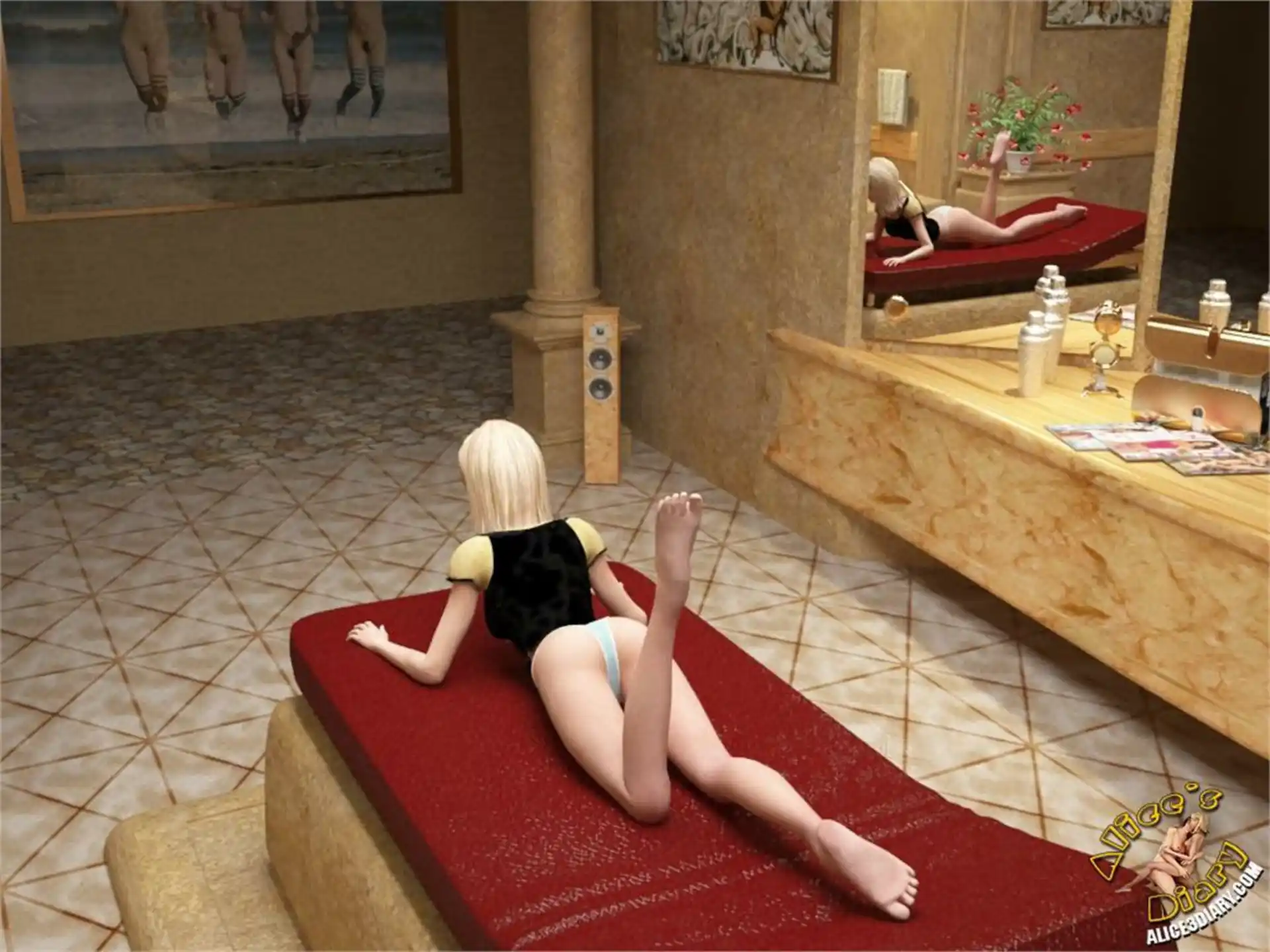 Alice’s Diary Chapter 15 Nothing but massage page 8
