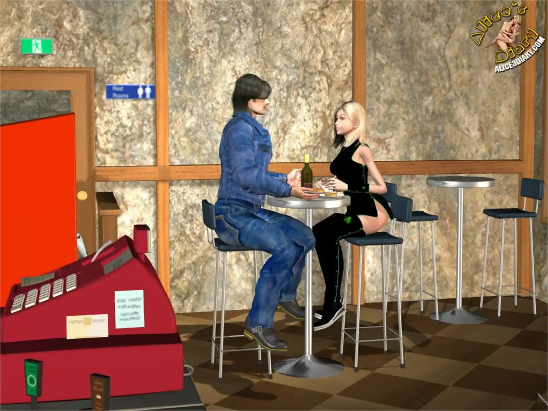 Alice’s Diary Chapter 49 Fucked up in the bar page 13